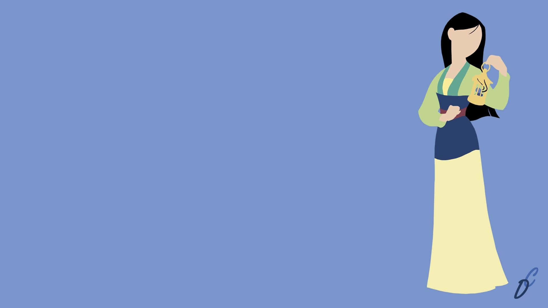 Disney, aesthetic Disney-themed laptop, minimalist illustration, Full HD Desktop Wallpaper