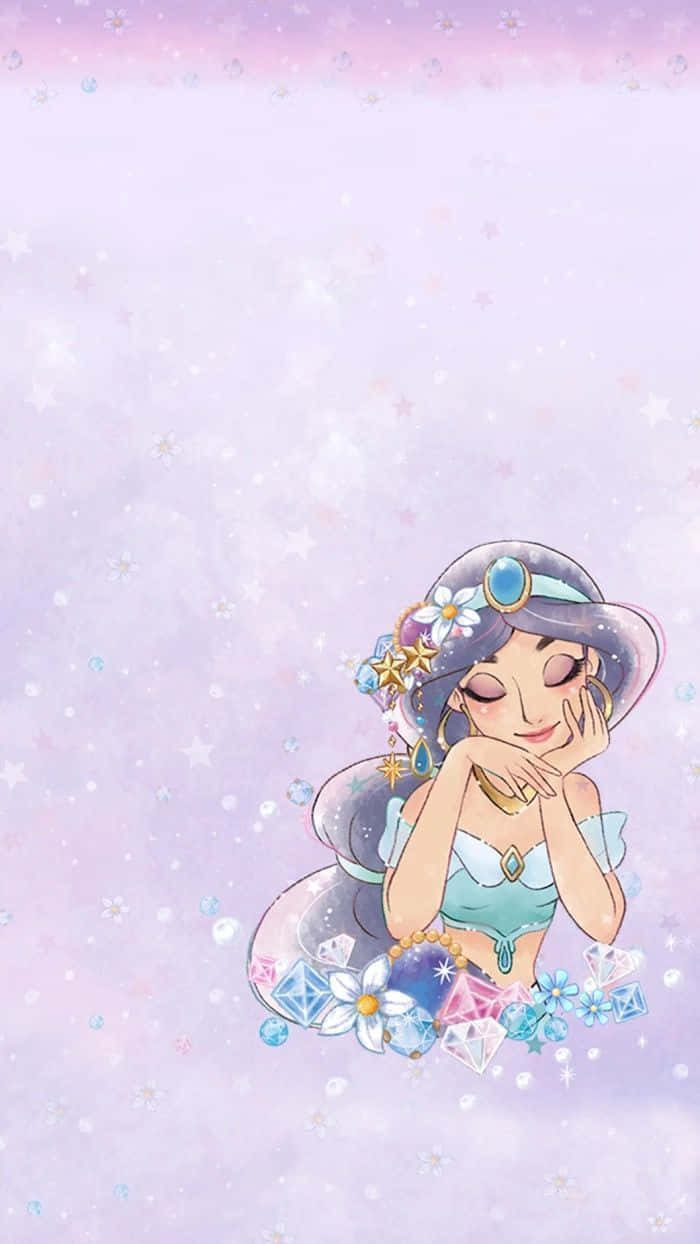 Disney Birthday, princess, diamonds, SD Phone Wallpaper