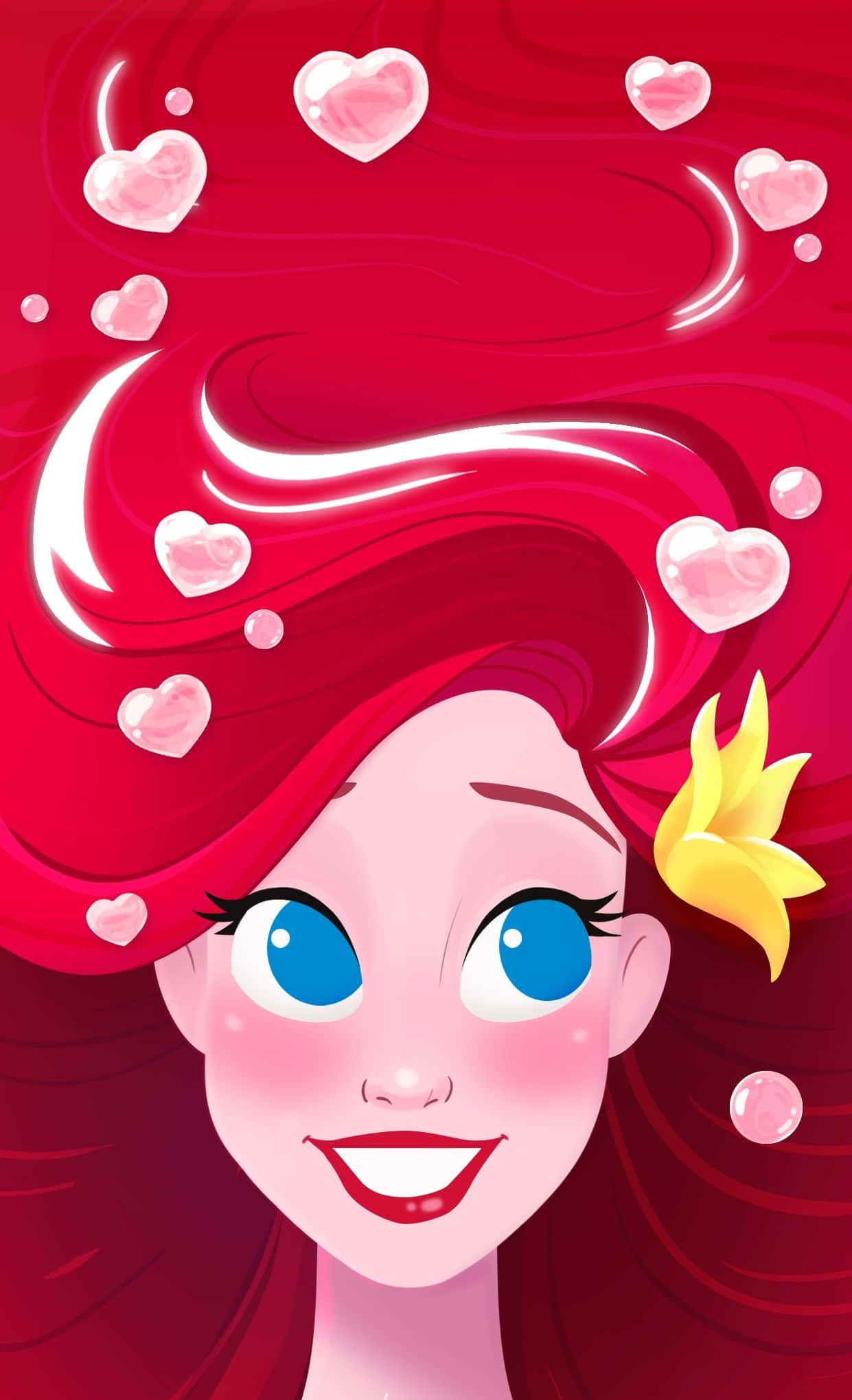 Disney, Valentine's Day, mermaid, Full HD Phone Wallpaper