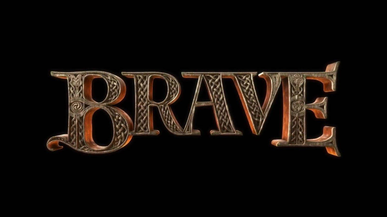 Disney Brave, Celtic-style, metallic lettering, HD Desktop Wallpaper