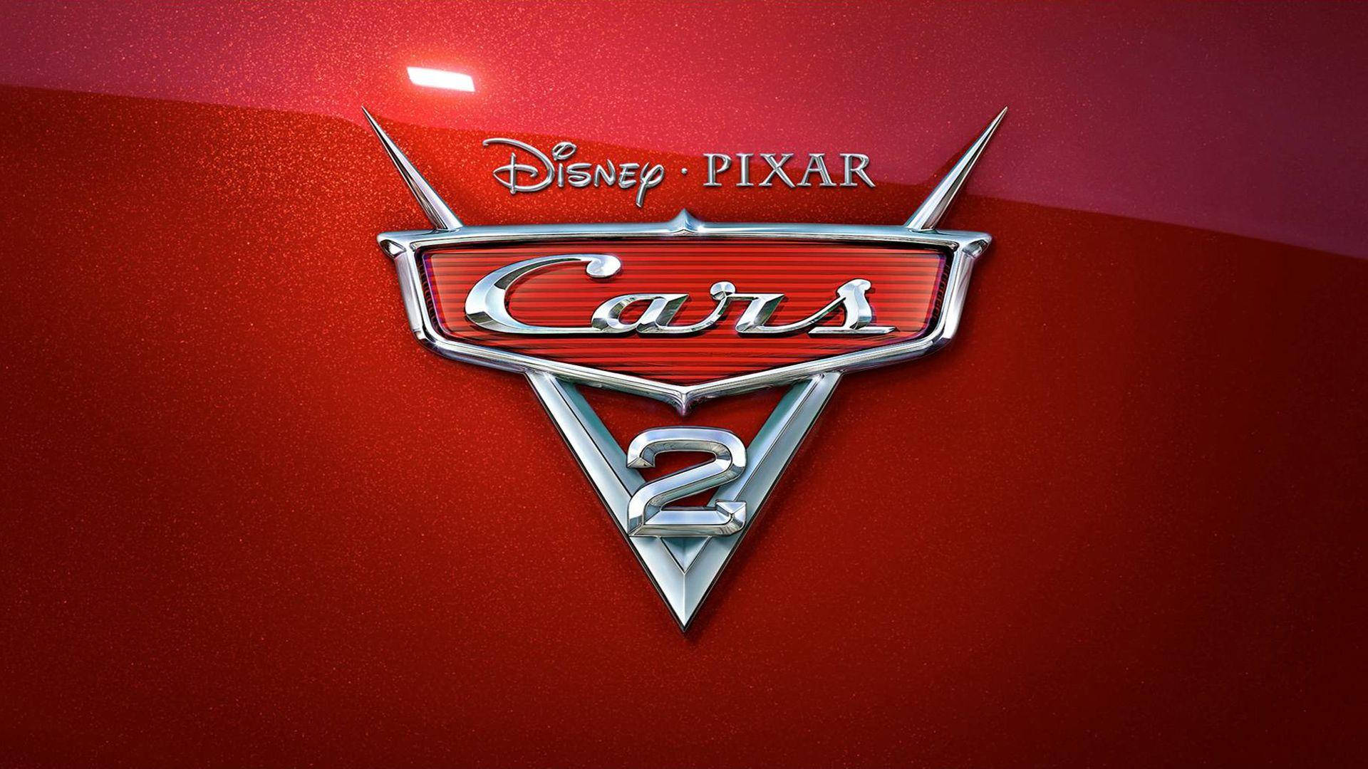 Cars 2, Shiny chrome, Textured red car hood, Full HD Desktop Wallpaper