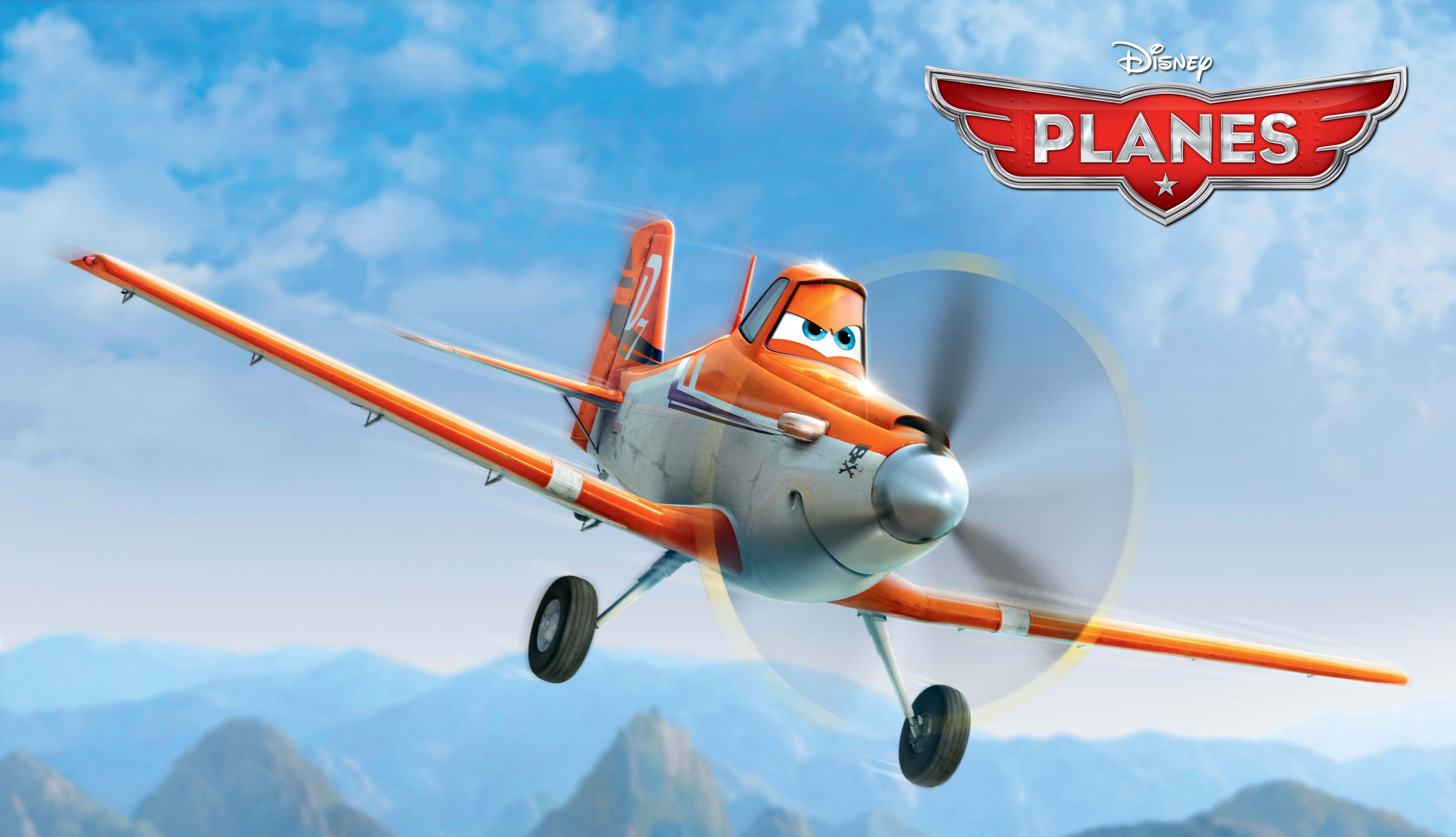 Disney Planes, orange, smiling face, 4K Desktop Wallpaper
