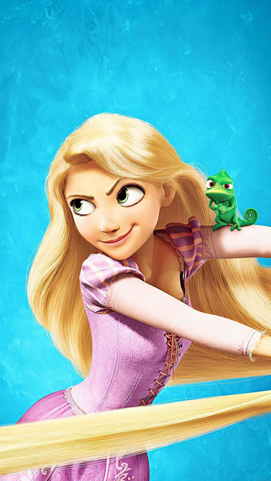 Disney, animated princess, long blonde hair, Full HD Phone Wallpaper