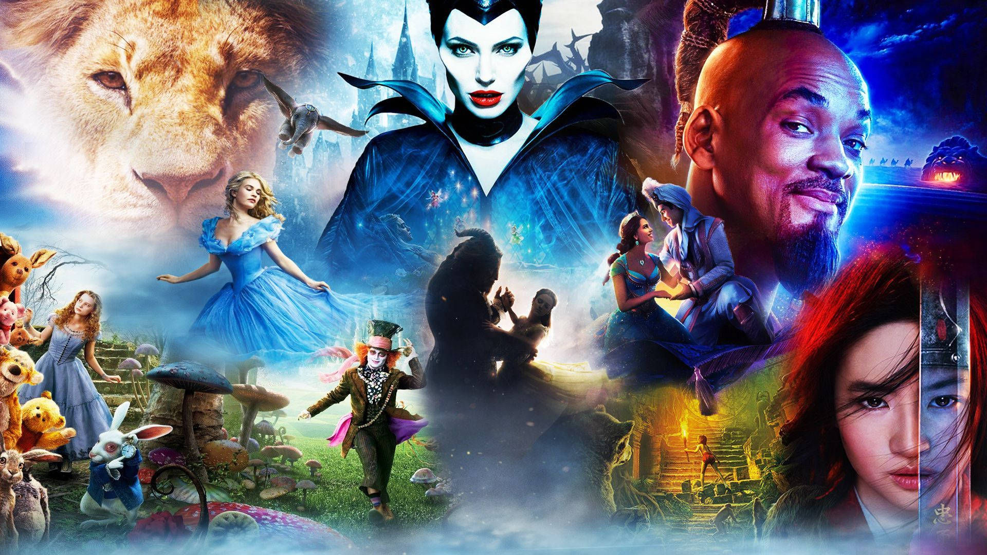 Disney Villains, live action, fantasy, Full HD Desktop Wallpaper