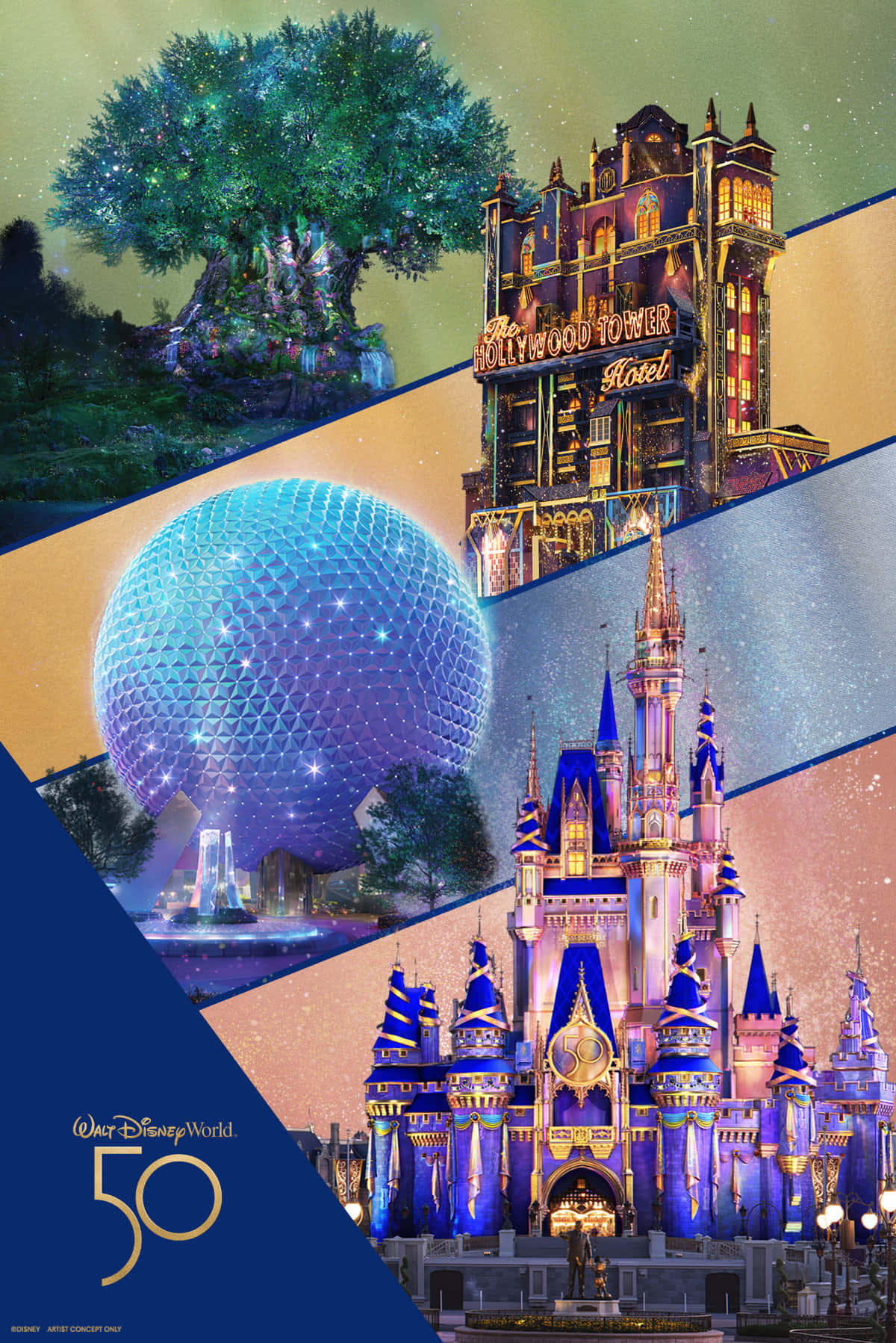 Disney World, Android Device, glowing, HD Phone Wallpaper