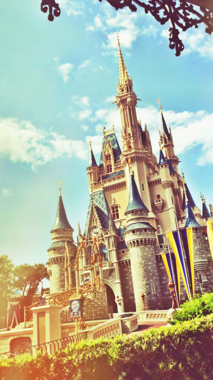 Disney World, fairy tale castle, blue spires, HD Phone Wallpaper