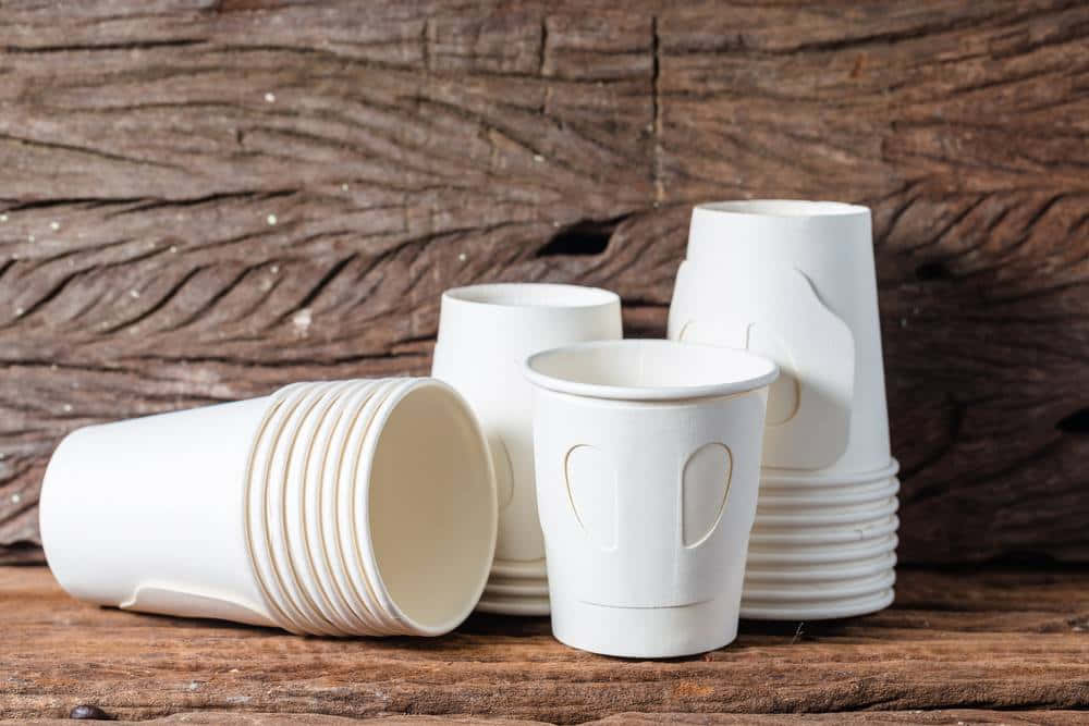 Disposable Cups With Handle, white, disposable paper cups, SD Desktop Wallpaper