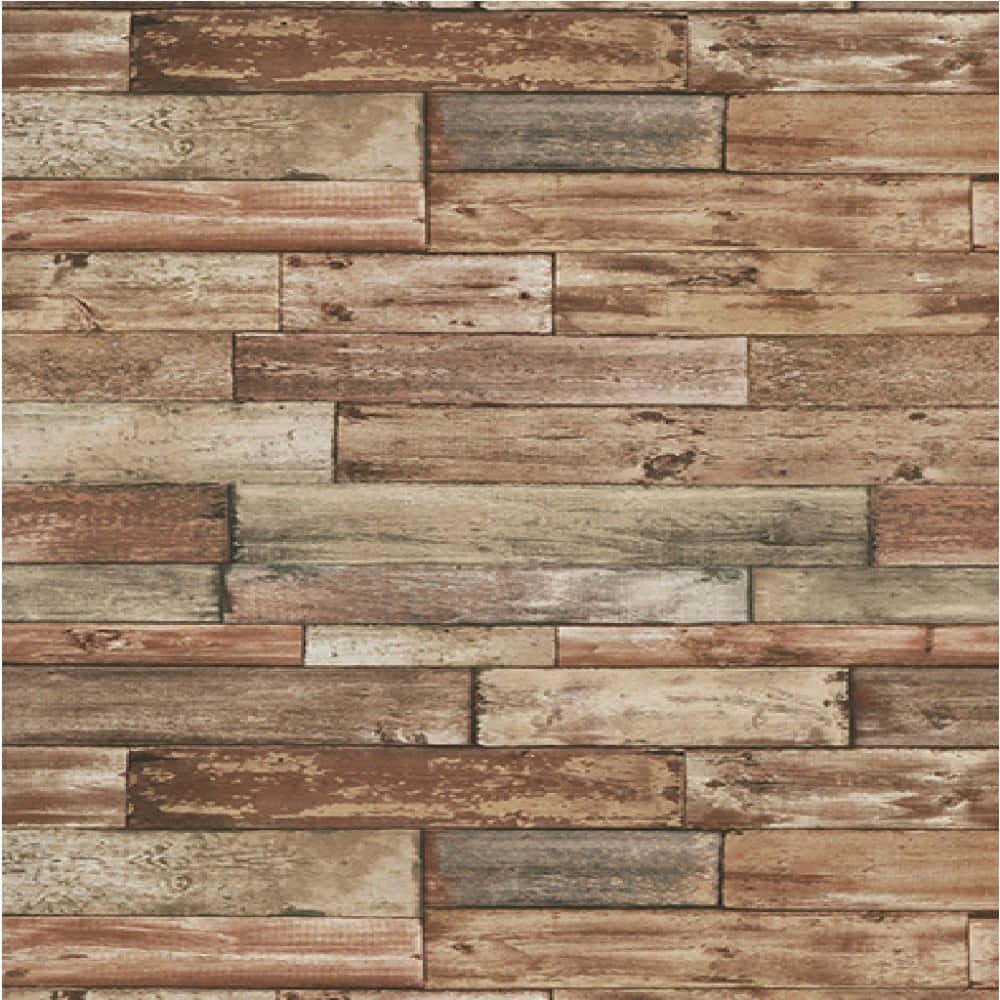 Distraught, wooden brick wall, warm earth tones, SD Desktop Wallpaper