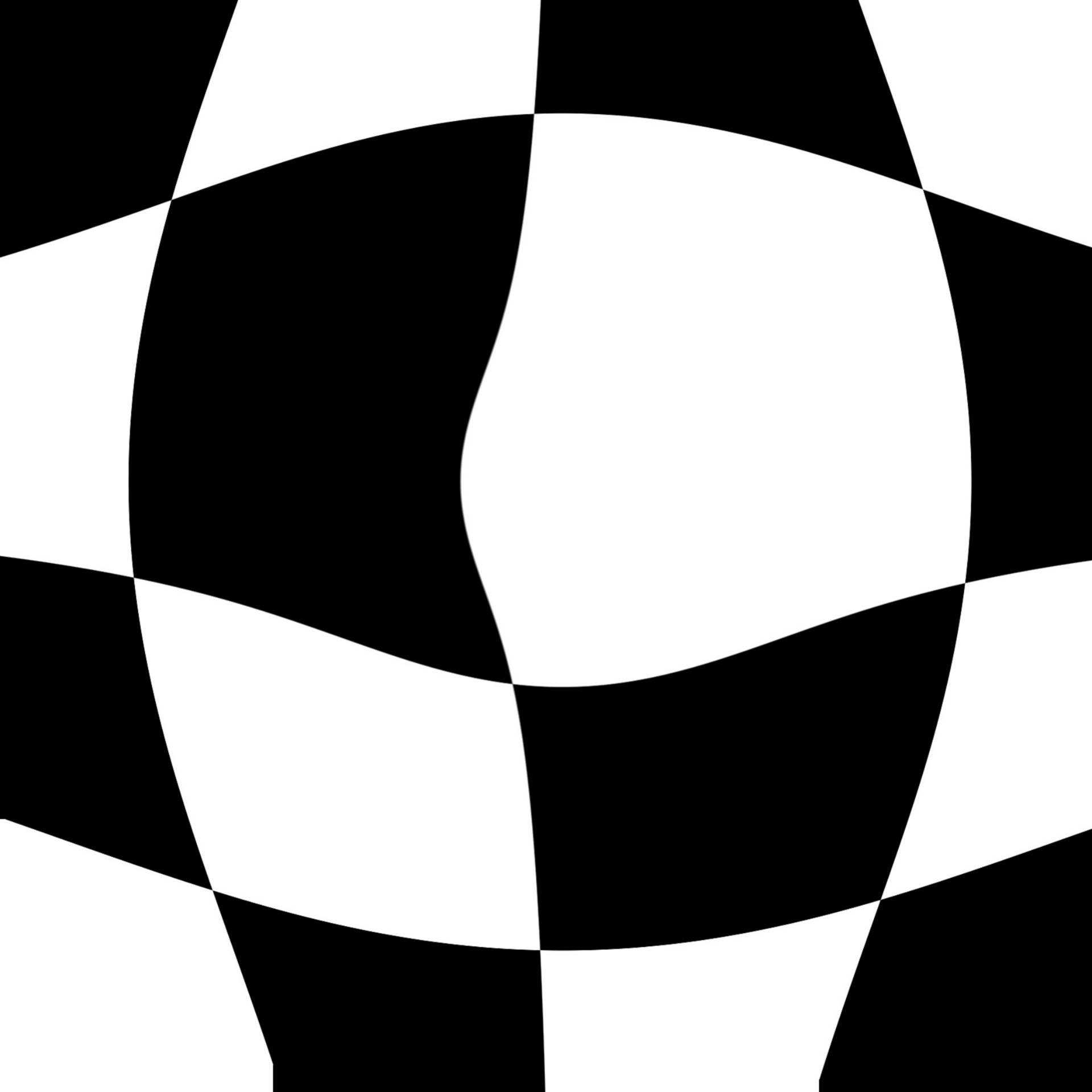 black and white squares checkered pattern, wavy checkered shapes, optical illusion, Full HD Desktop Wallpaper