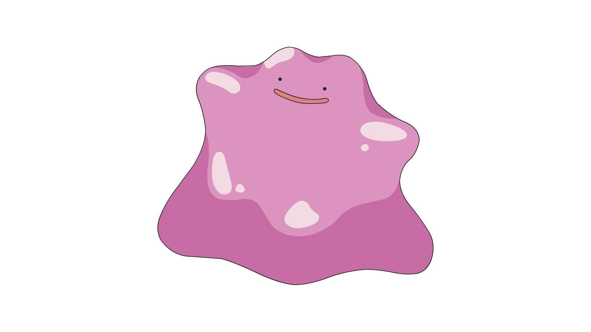 Ditto, pink, amorphous blob, Full HD Desktop Wallpaper