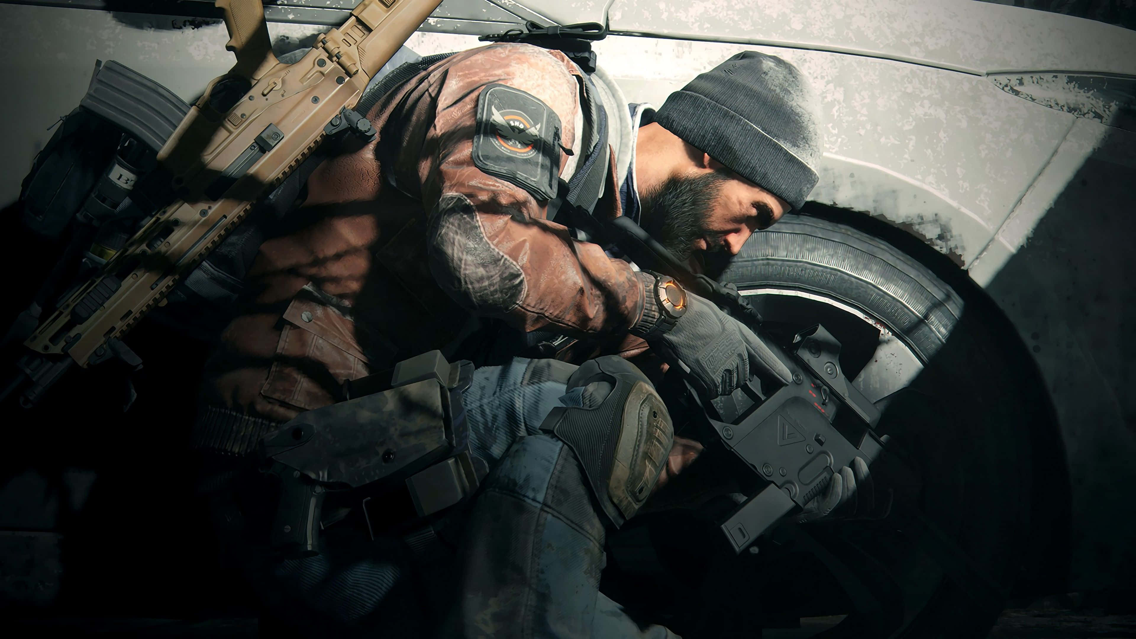 The Division 2, tactical gear, bearded soldier, 4K Desktop Wallpaper