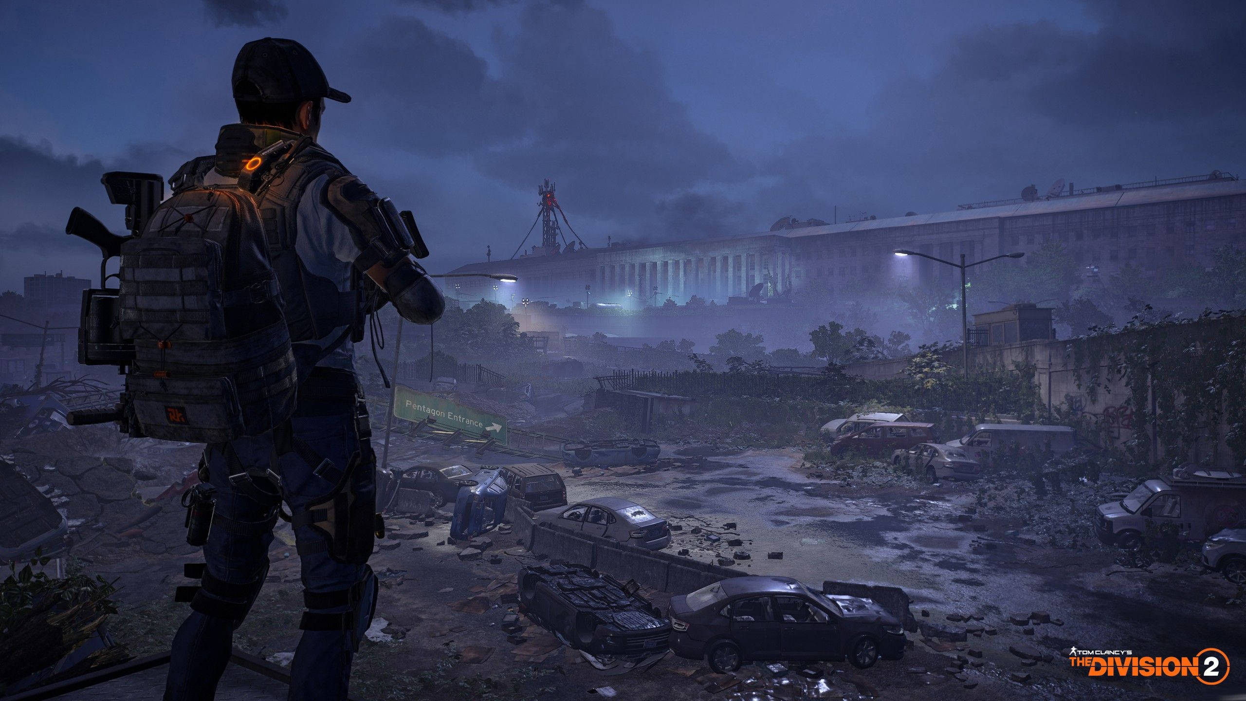 The Division 2, doomed city, ruined cityscape, 2K Desktop Wallpaper