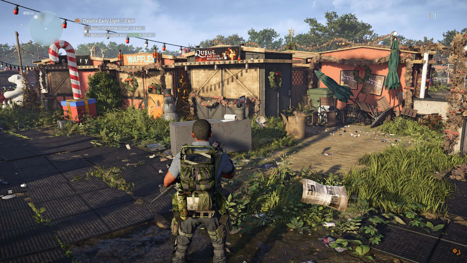 Division 2, agent, control point, Full HD Desktop Wallpaper