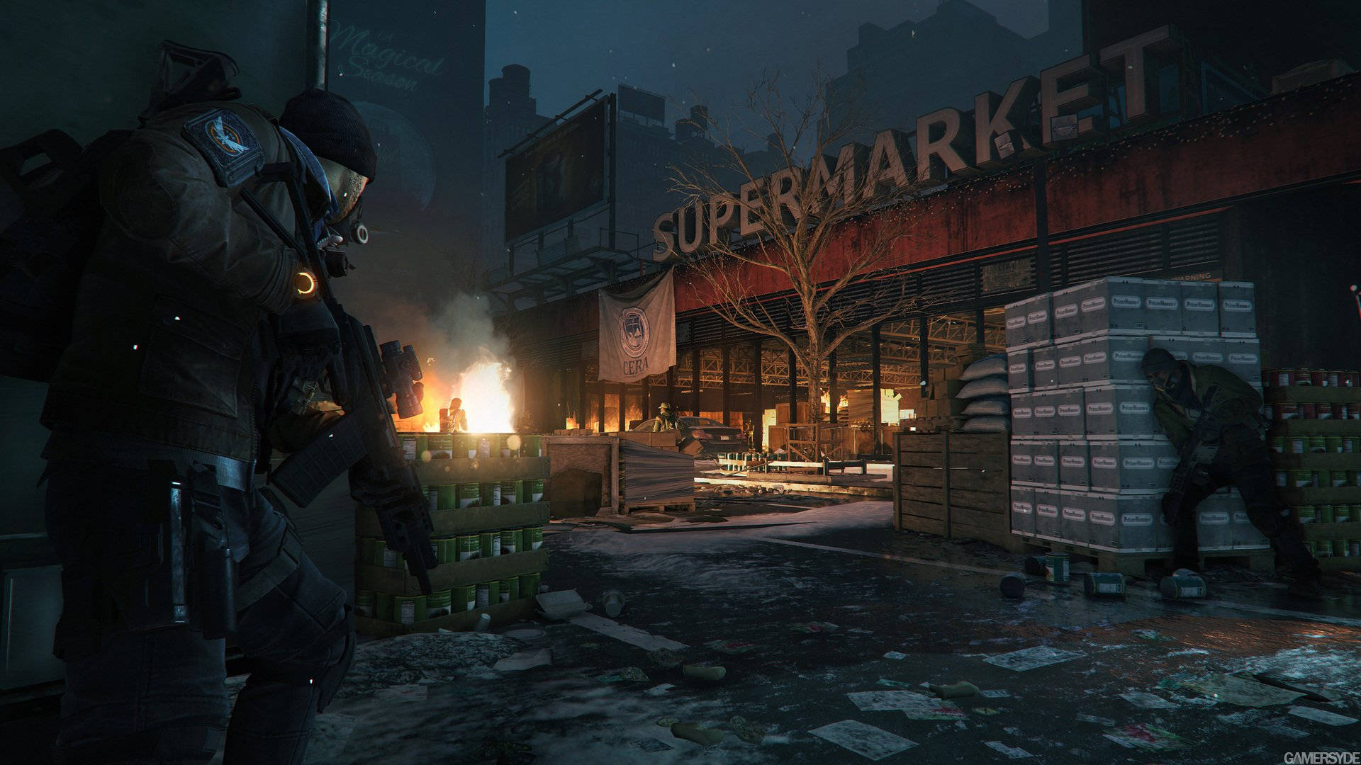 The Division, supermarket, tactical gear, Full HD Desktop Wallpaper