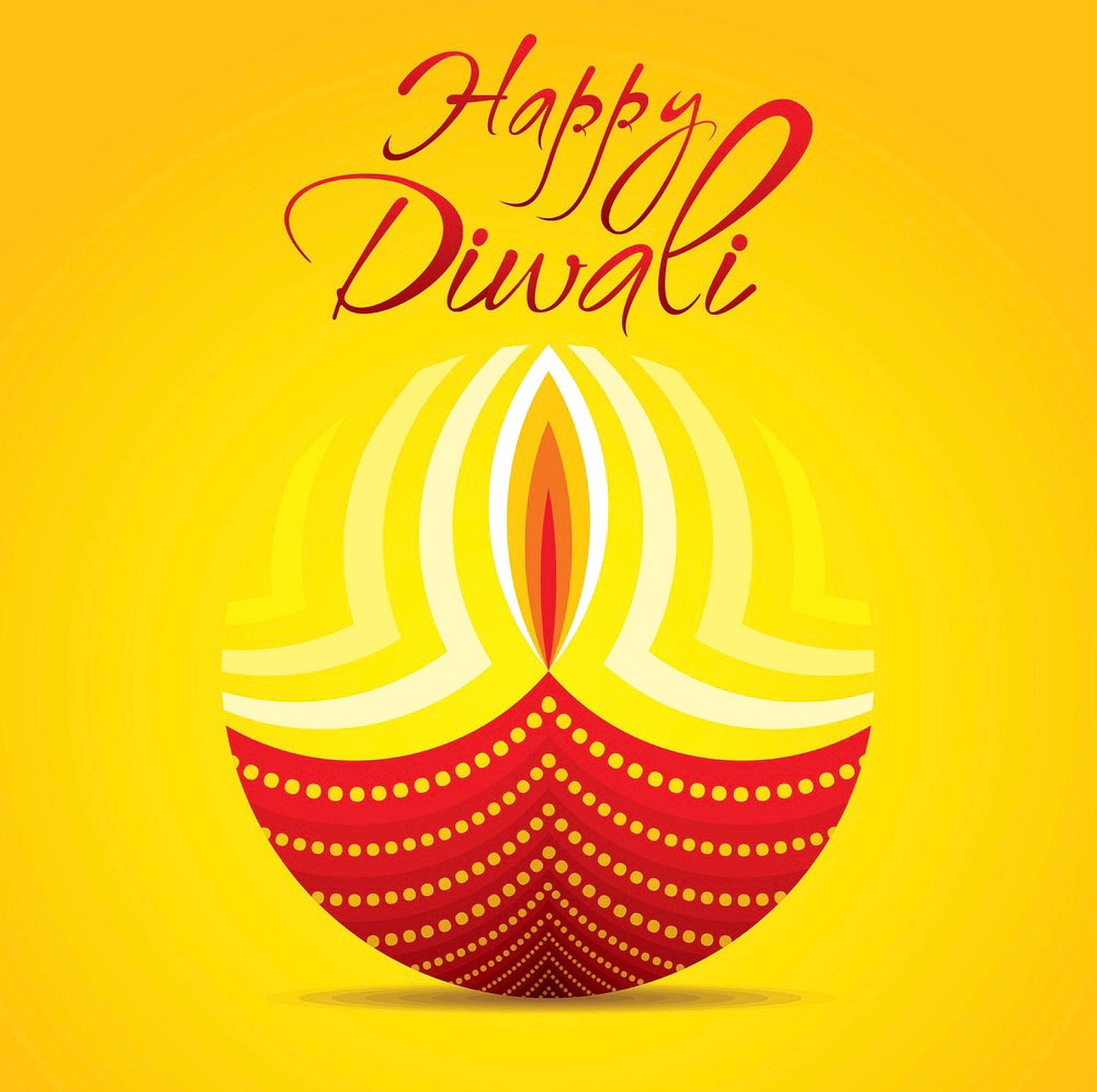 yellow, Diwali diya, glowing flame, Full HD Desktop Wallpaper
