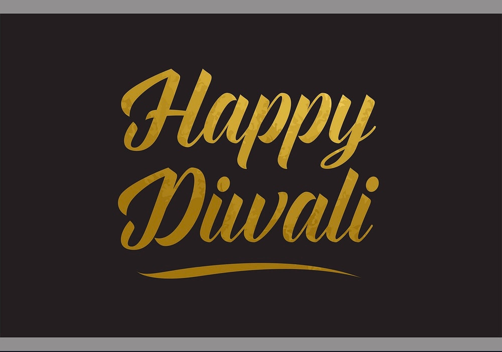 Happy Diwali, yellow, golden cursive, Full HD Desktop Wallpaper