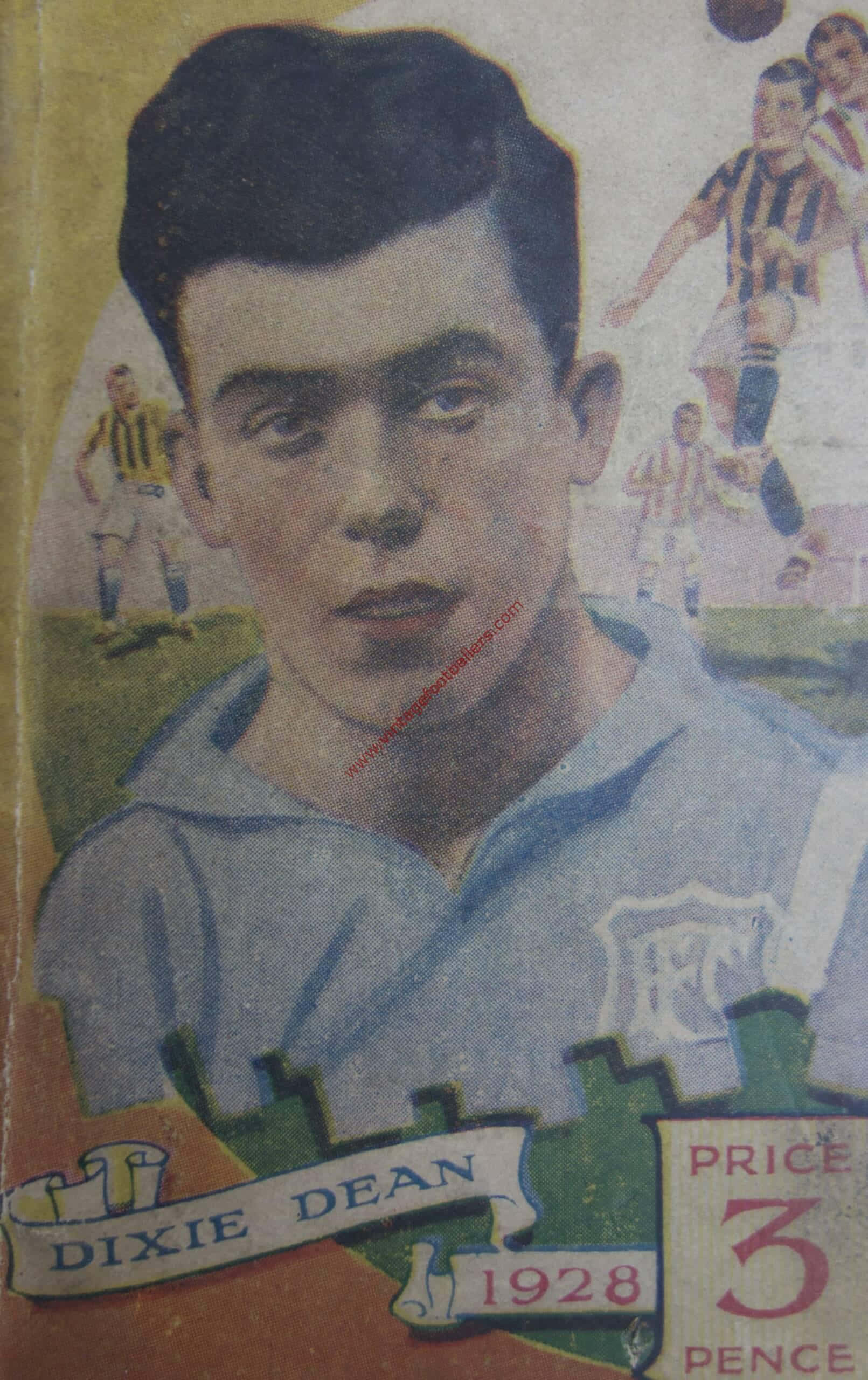 Dixie Dean, 1928, blue jersey, 2K Phone Wallpaper