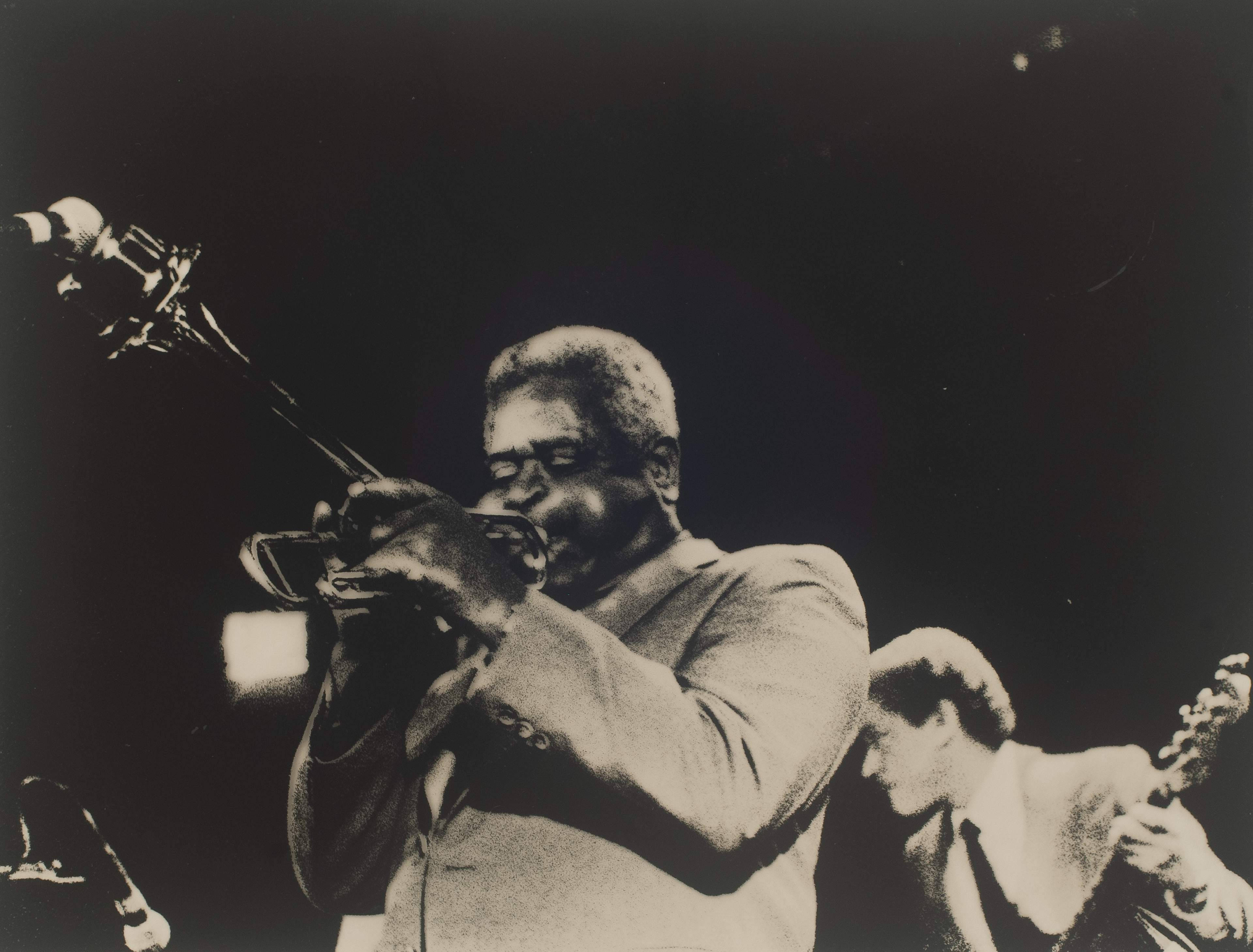 Dizzy Gillespie, jazz trumpeter, microphone, 4K Desktop Wallpaper