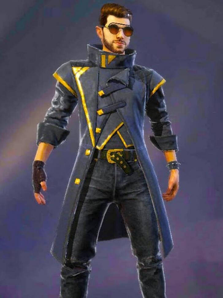 DJ Alok, Free Fire, gold black outfit, SD Phone Wallpaper