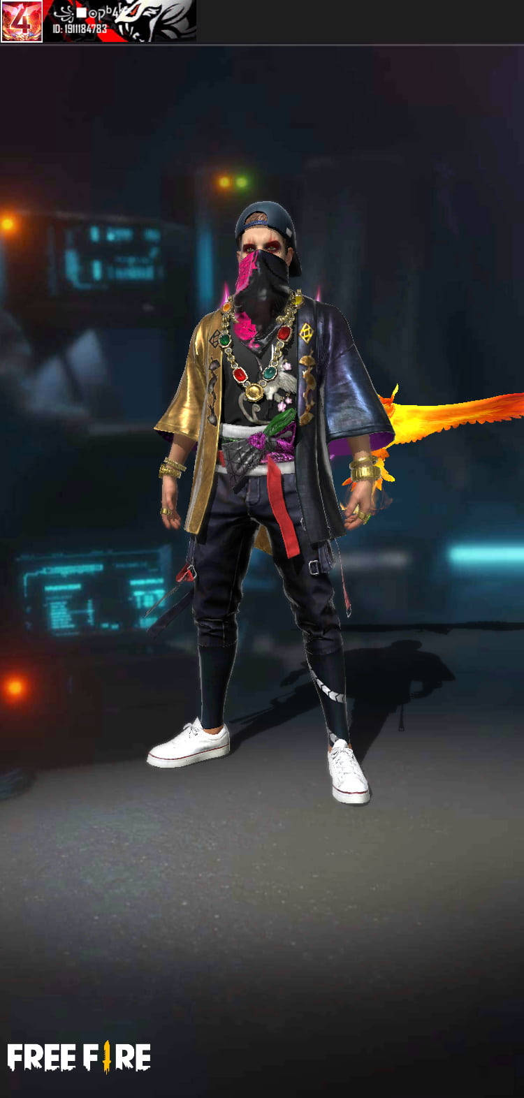 Free Fire, DJ Alok, Japanese Aesthetic Outfit, HD Phone Wallpaper