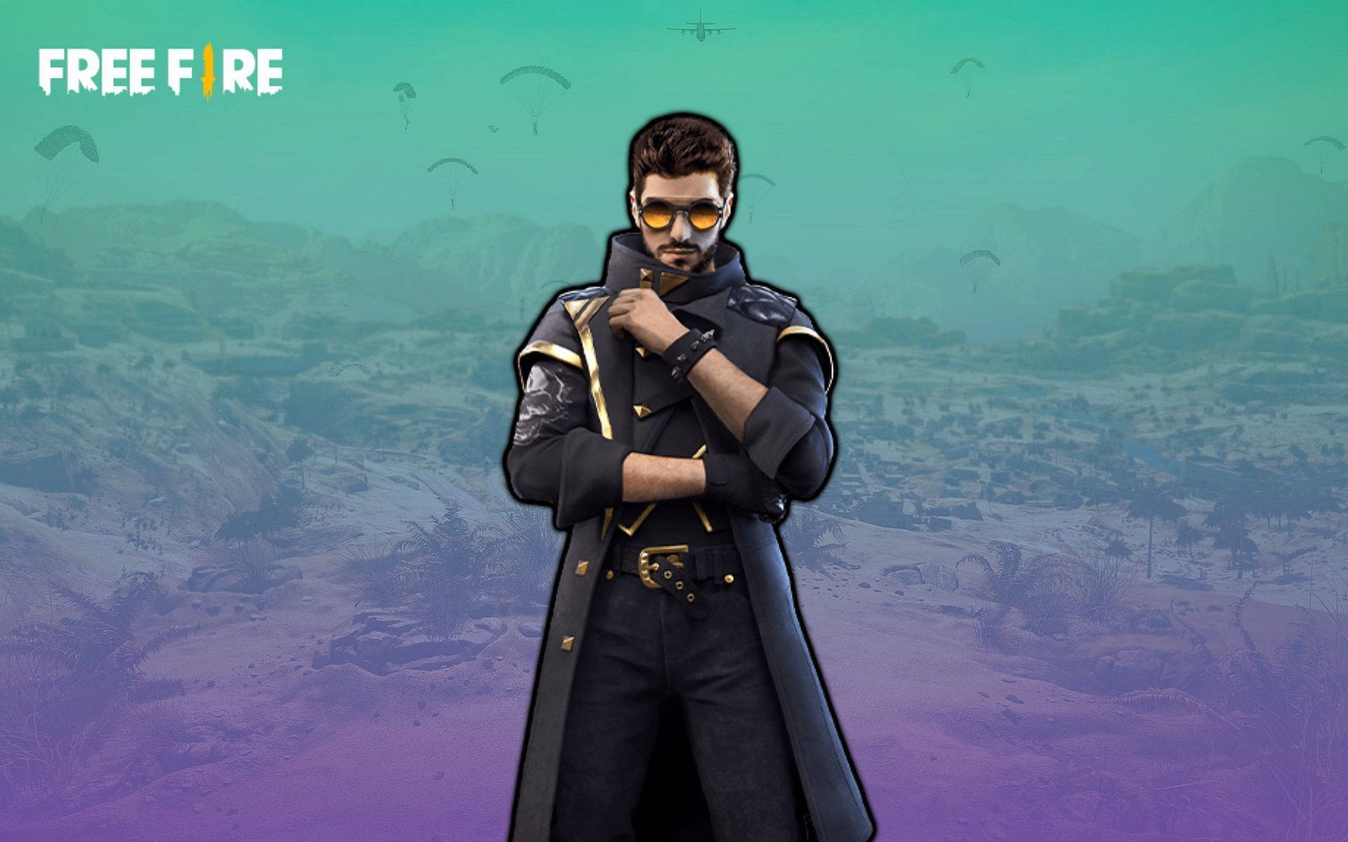DJ Alok, Free Fire, black trench coat, Full HD Desktop Wallpaper