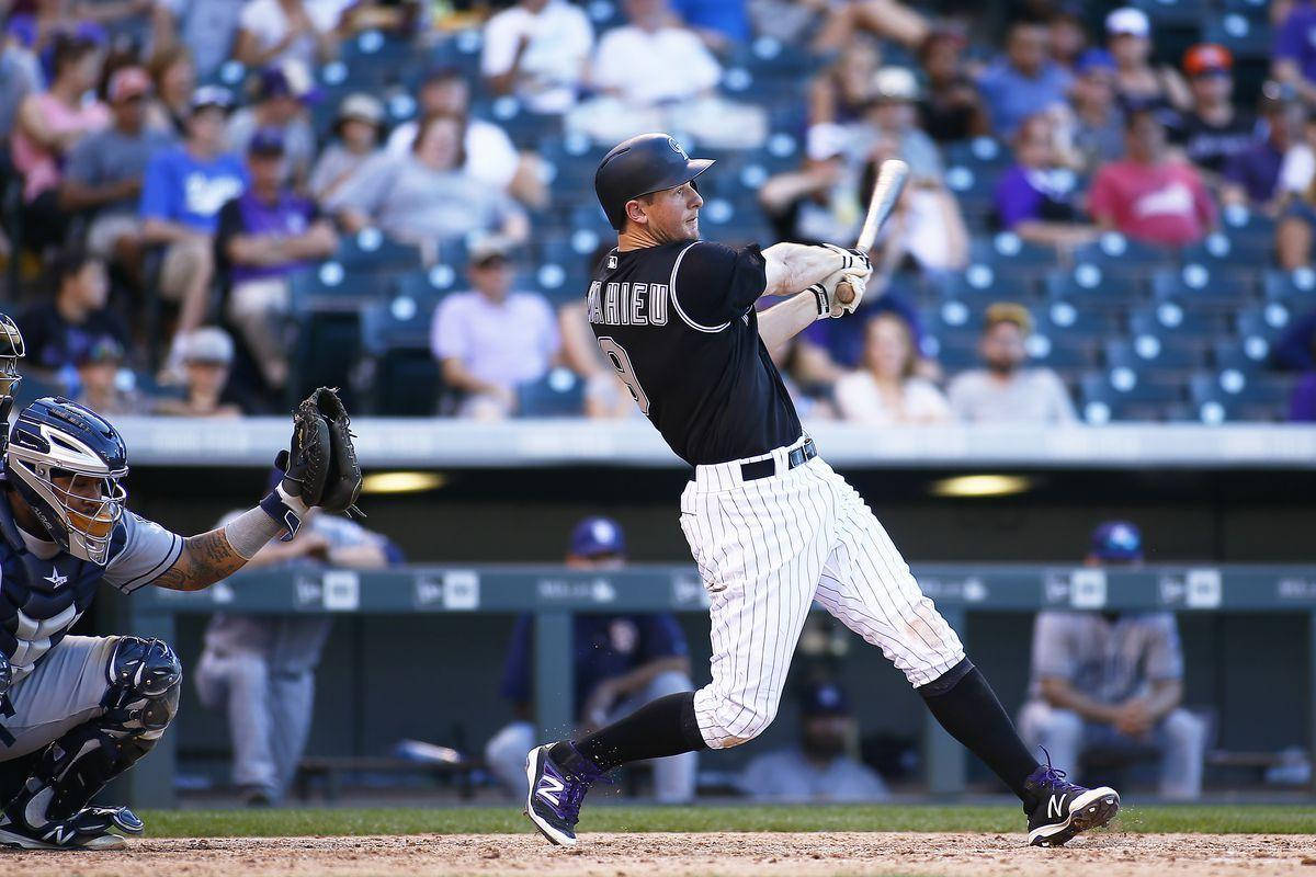 DJ LeMahieu, black uniform, home plate, SD Desktop Wallpaper