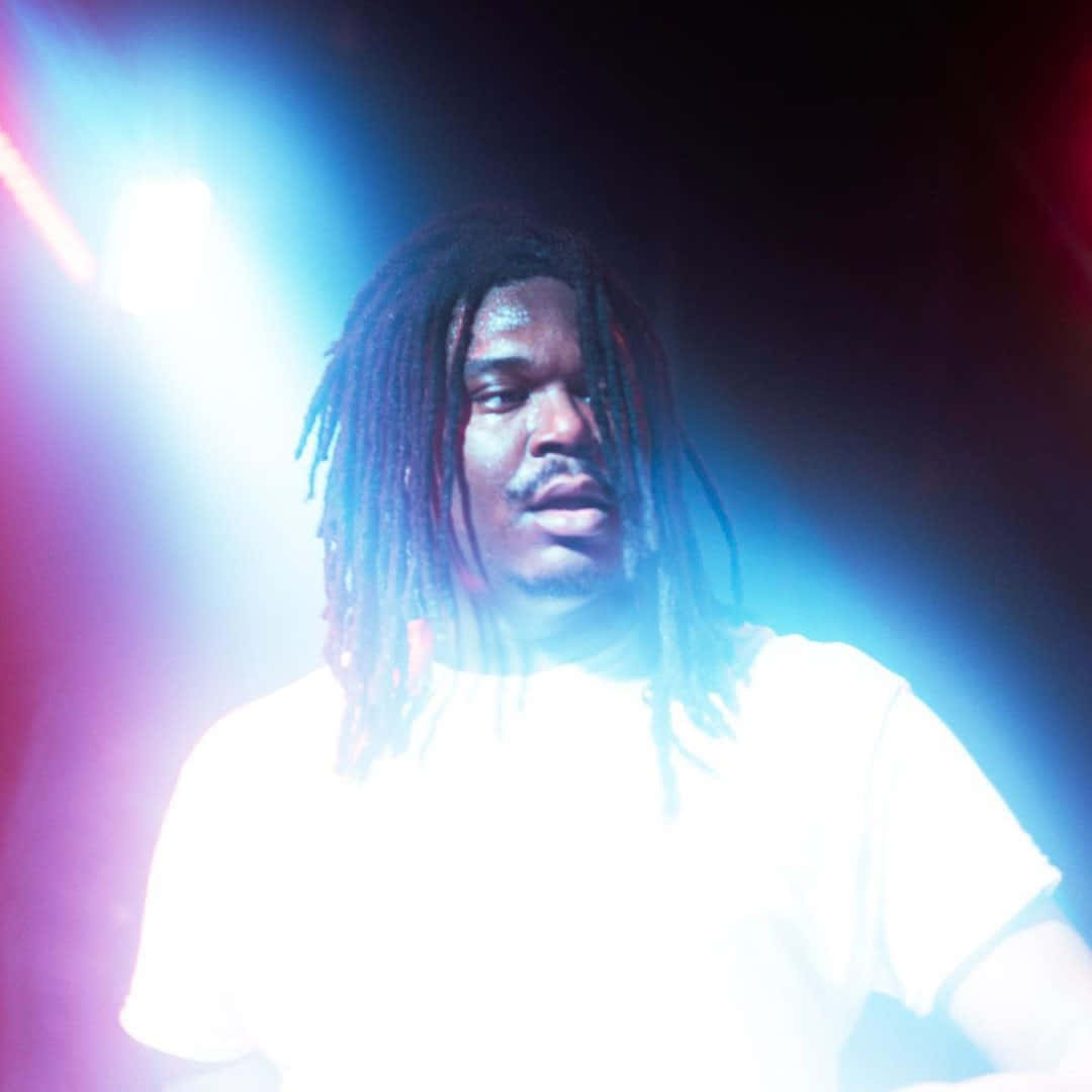 concert performance, blue and purple stage lights, dreadlocks, SD Desktop Wallpaper