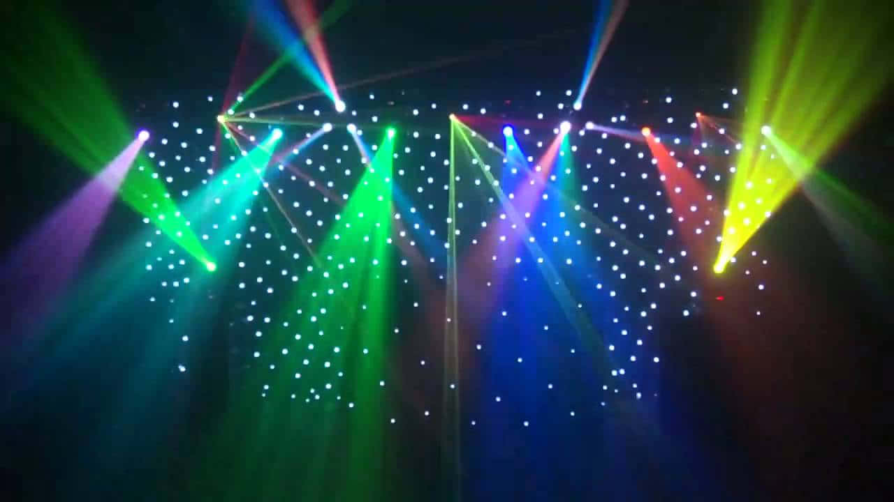 DJ Lighting, live concert, green, HD Desktop Wallpaper