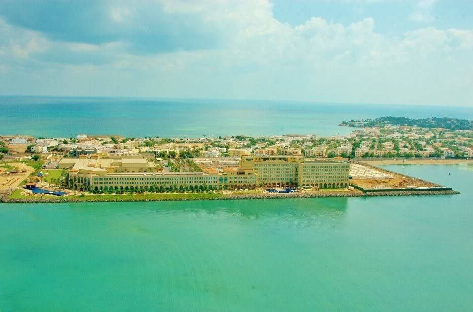 Djibouti, turquoise waterfront, aerial view, SD Desktop Wallpaper
