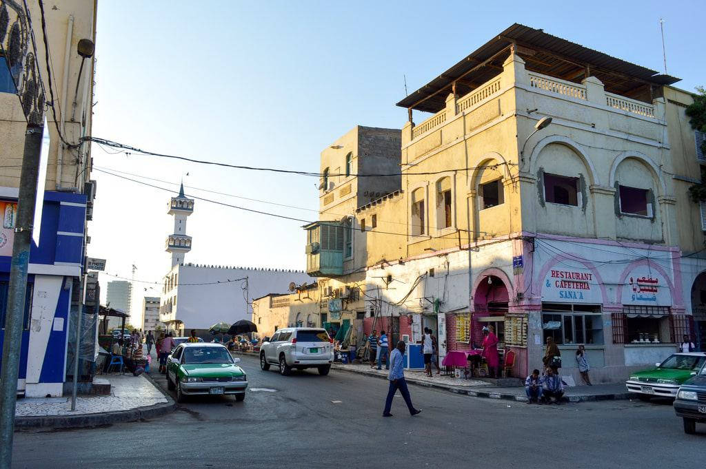 Djibouti, street, Middle Eastern town, SD Desktop Wallpaper