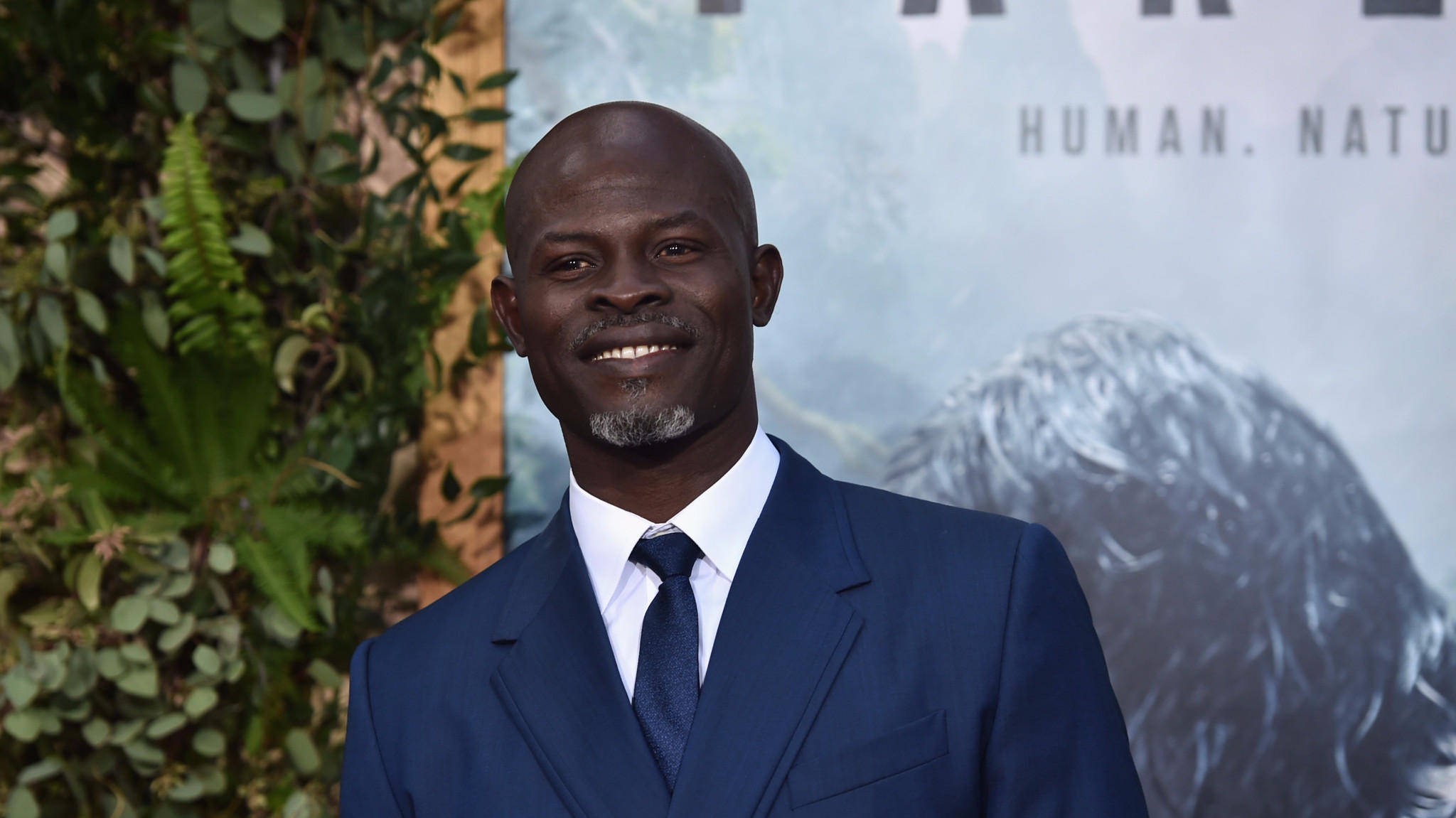 Djimon Hounsou, navy suit, movie poster, Full HD Desktop Wallpaper