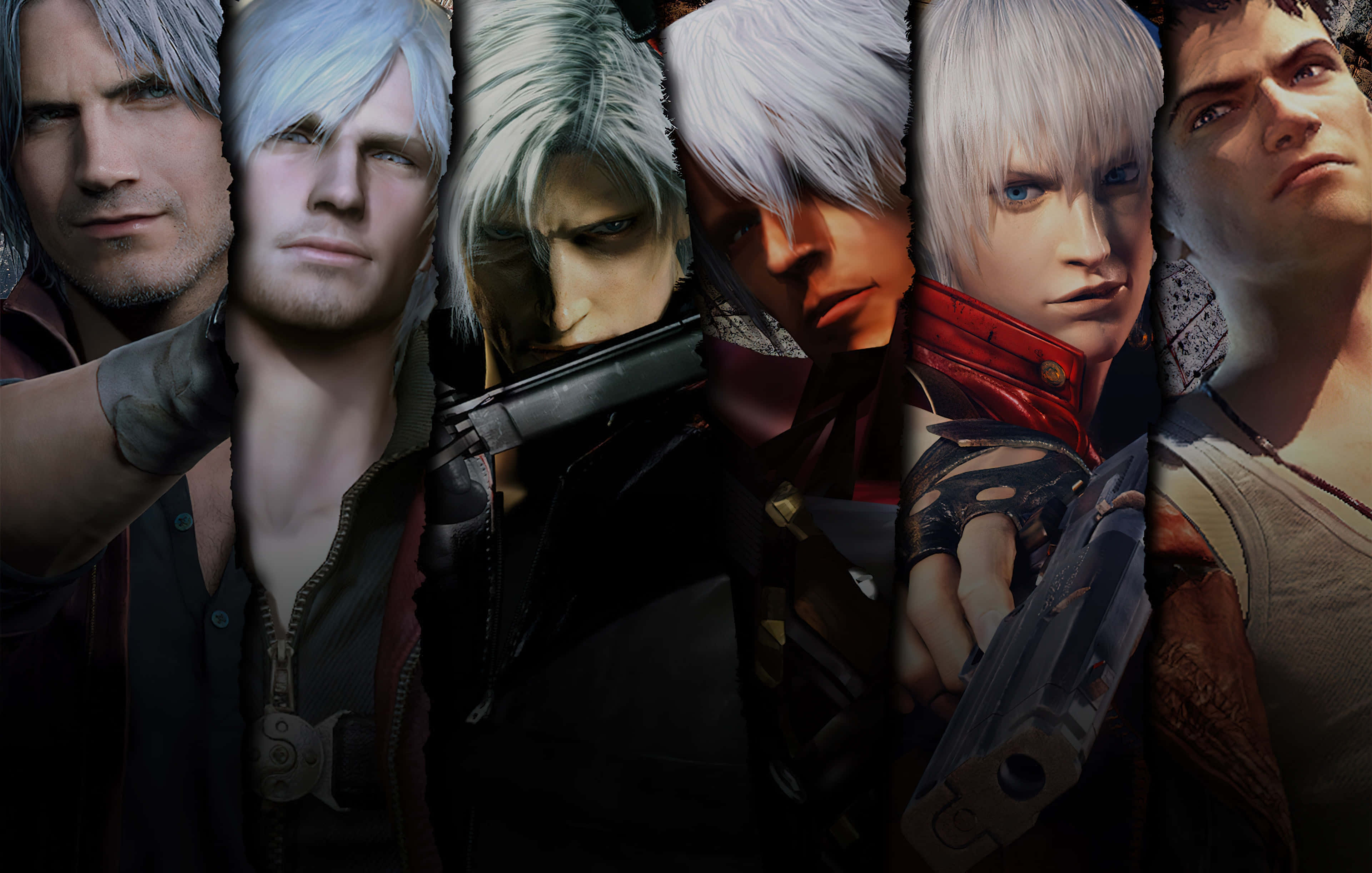 Dmc 5, Protagonists, white hair, 4K Desktop Wallpaper