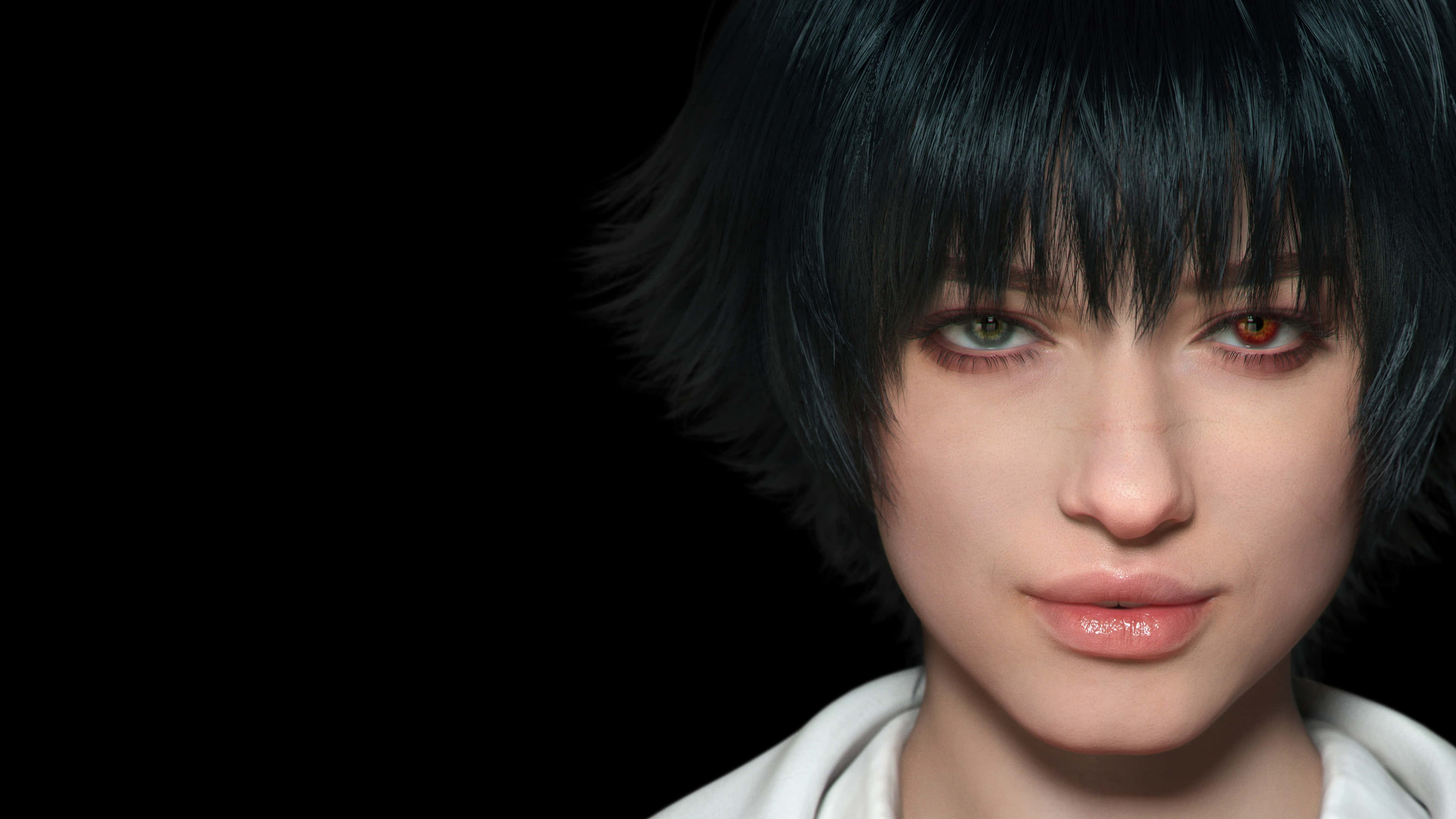 Dmc 5, female character, short black hair, 4K Desktop Wallpaper