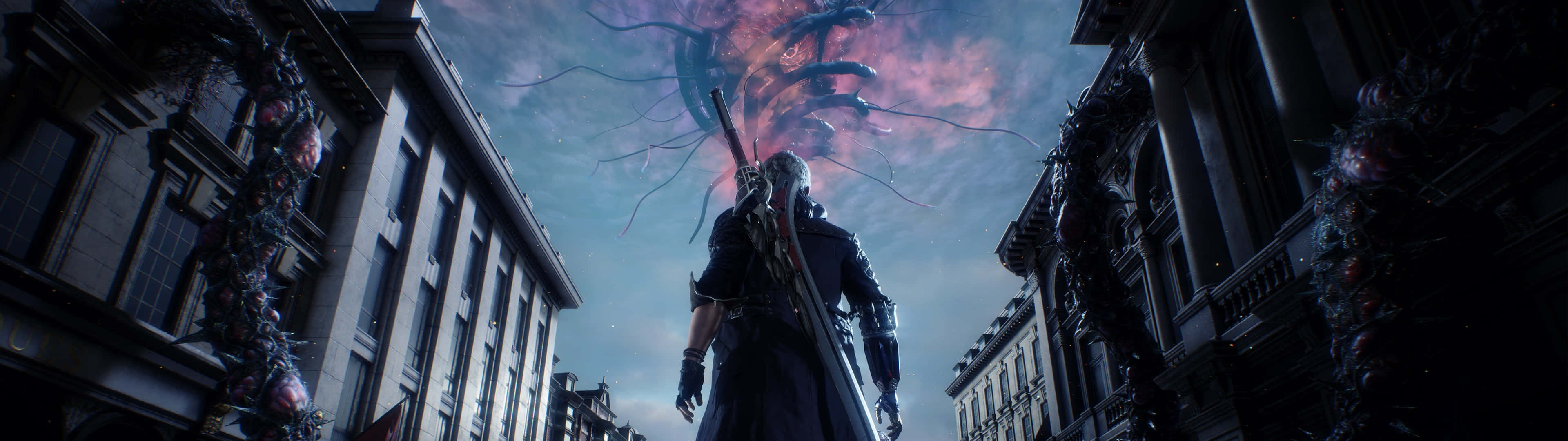 Dmc 5, hero, colossal monstrous entity, 4K Desktop Wallpaper