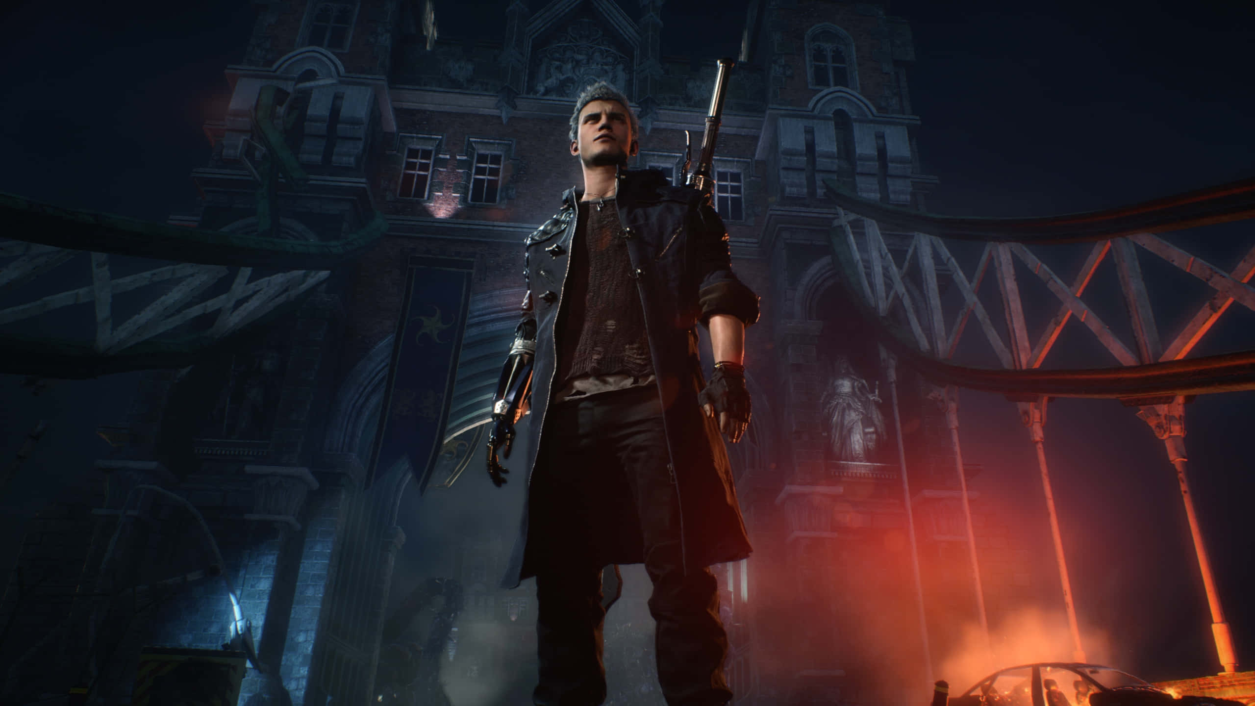 Dmc 5, hero, long coat, 2K Desktop Wallpaper