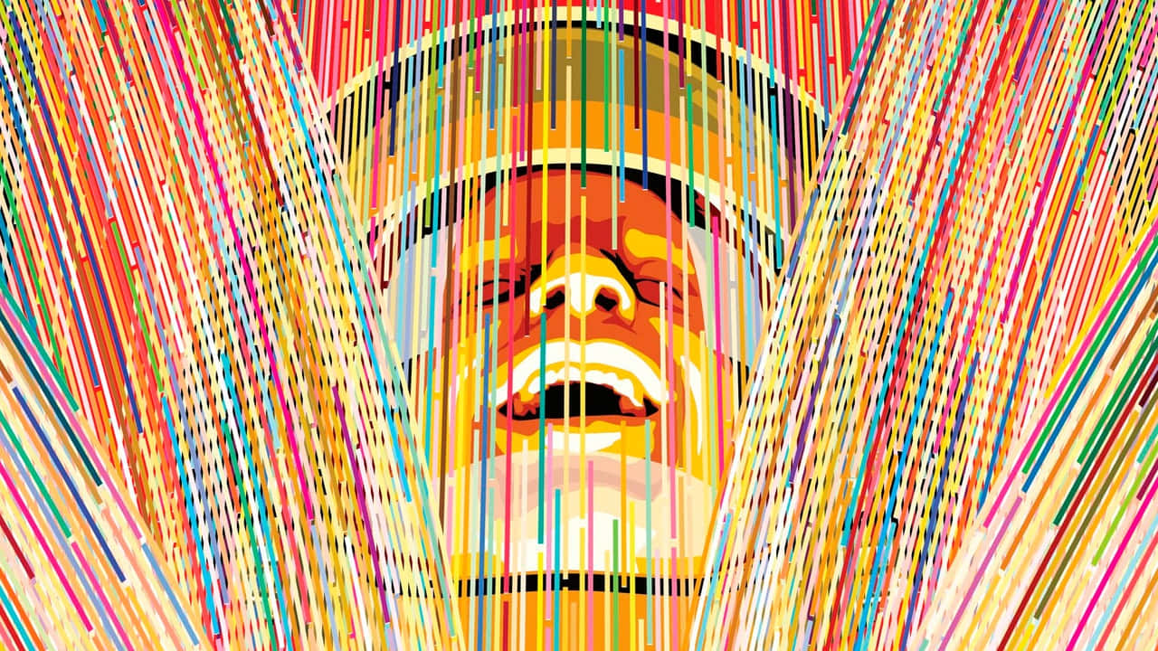 dmt, hyperbole, stylized human face, HD Desktop Wallpaper