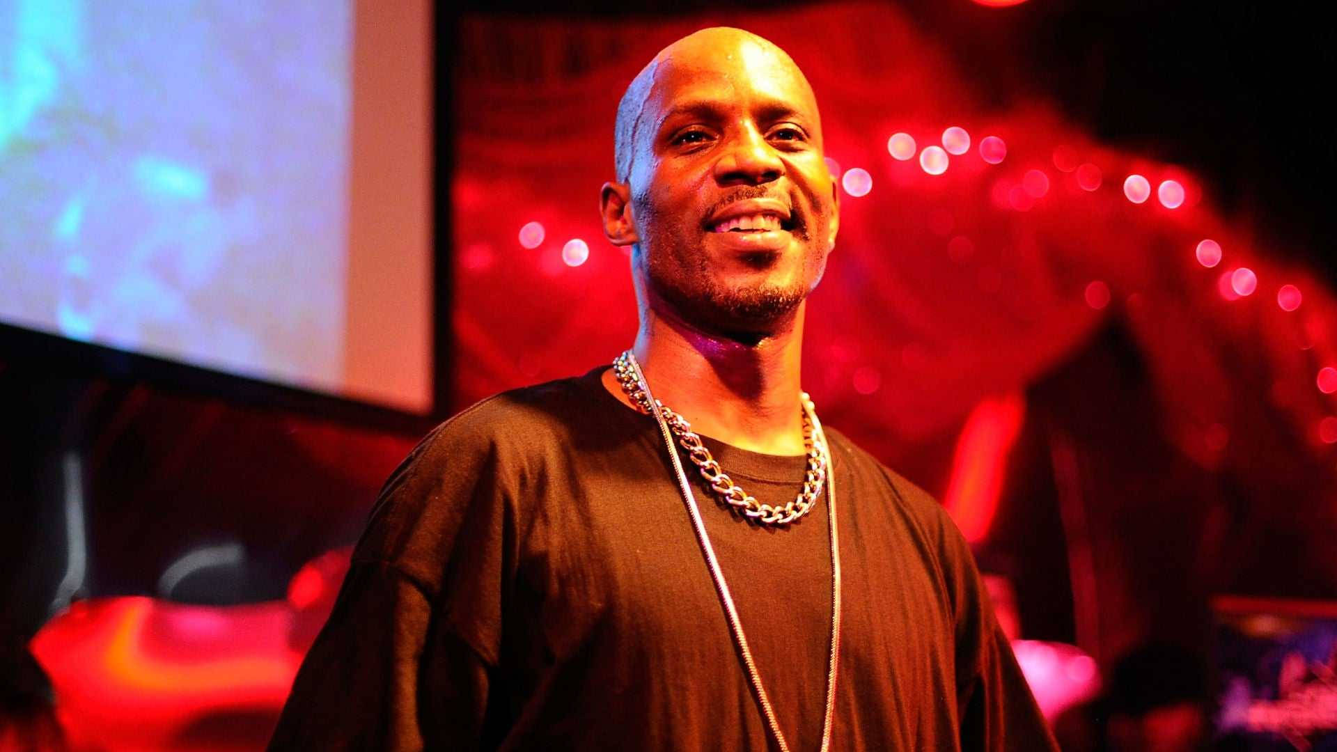 DMX, bald man, black shirt, Full HD Desktop Wallpaper