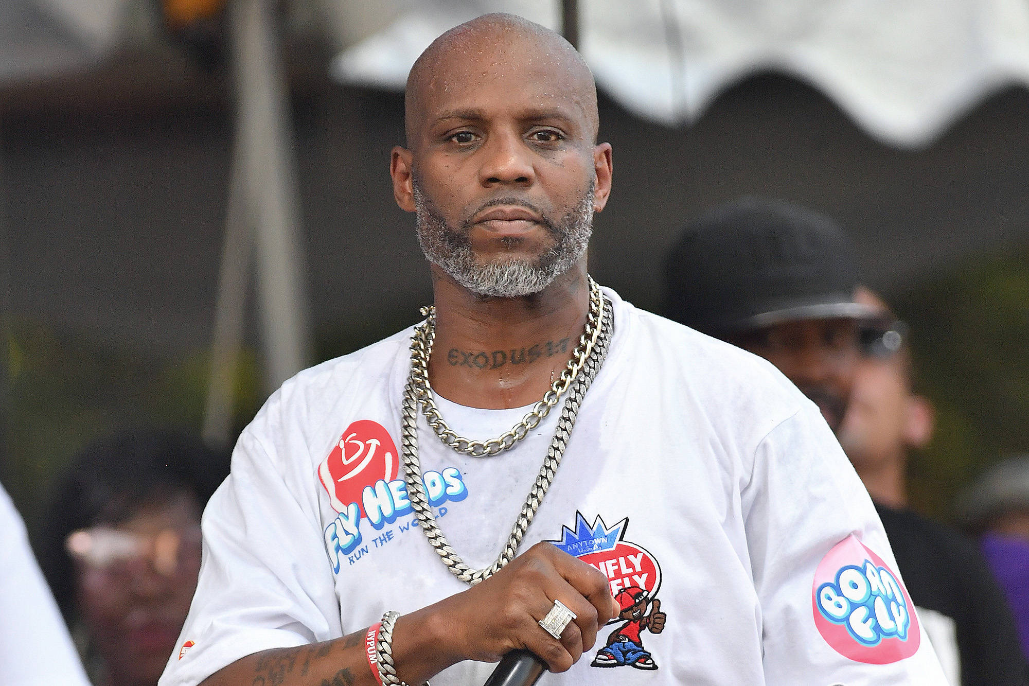 DMX, bald man, gray beard, Full HD Desktop Wallpaper
