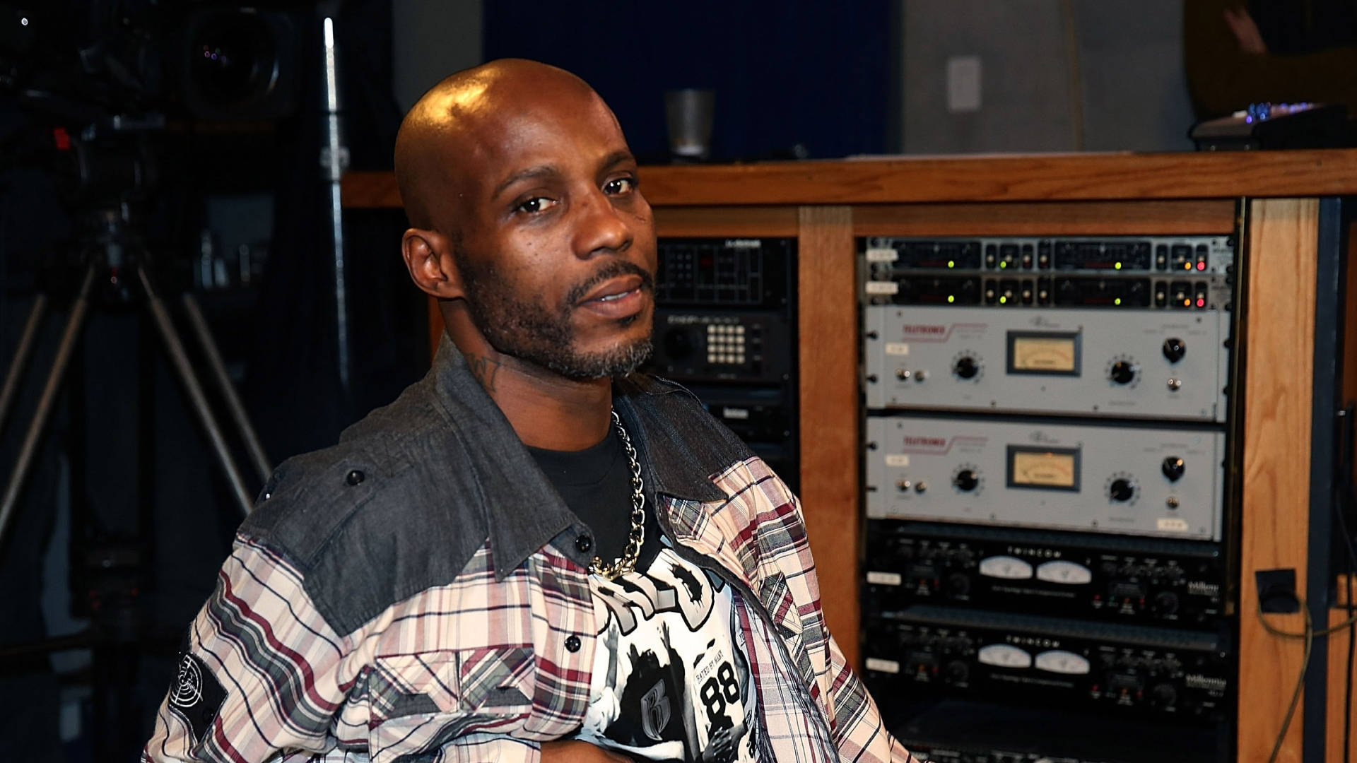 DMX, bald Black man, beard, Full HD Desktop Wallpaper