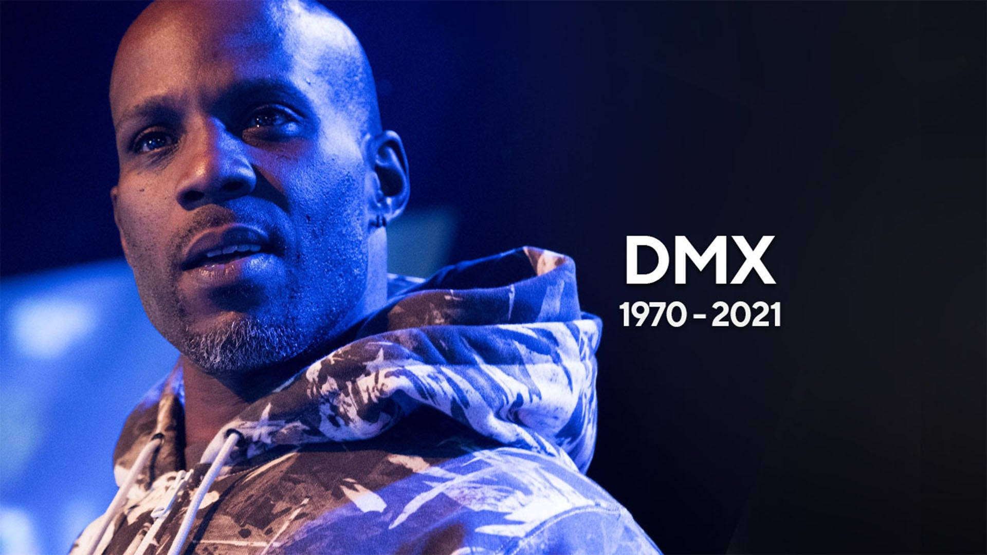 DMX, patterned hoodie, blue stage lighting, Full HD Desktop Wallpaper
