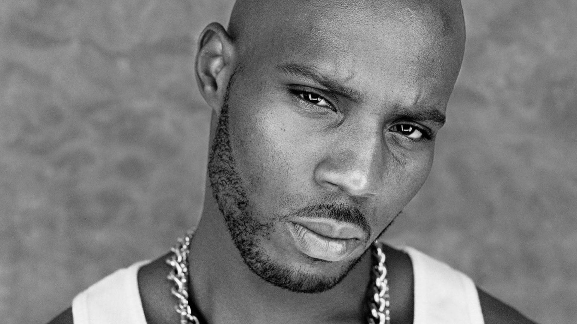DMX, grayscale, bald man, Full HD Desktop Wallpaper