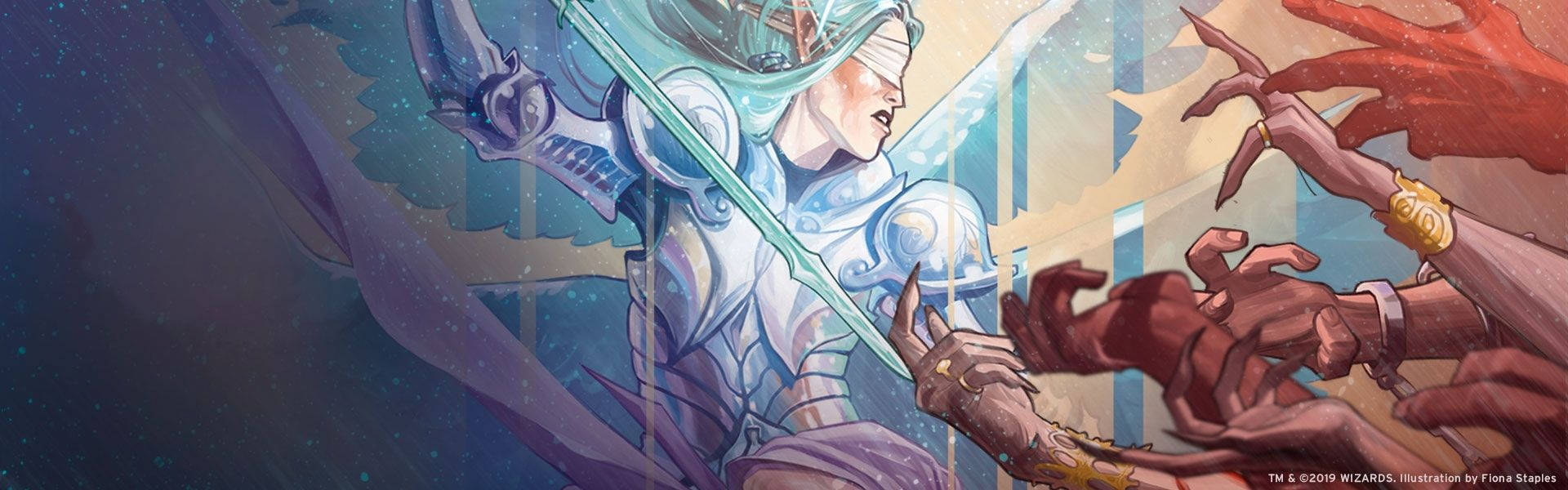 DnD, female angel paladin, silver armor, Full HD Desktop Wallpaper