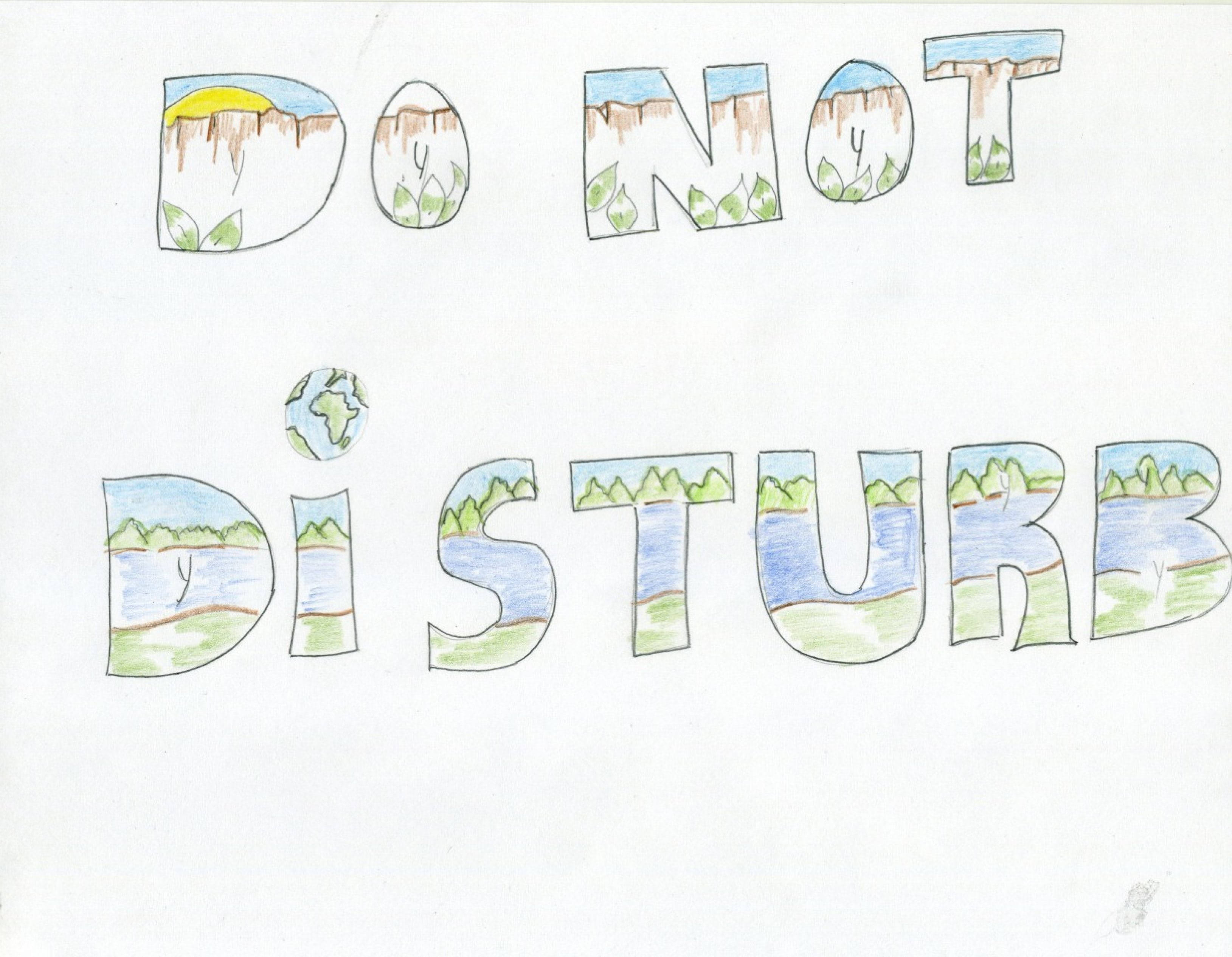 DO NOT DISTURB, nature scenes, mountains, 2K Desktop Wallpaper