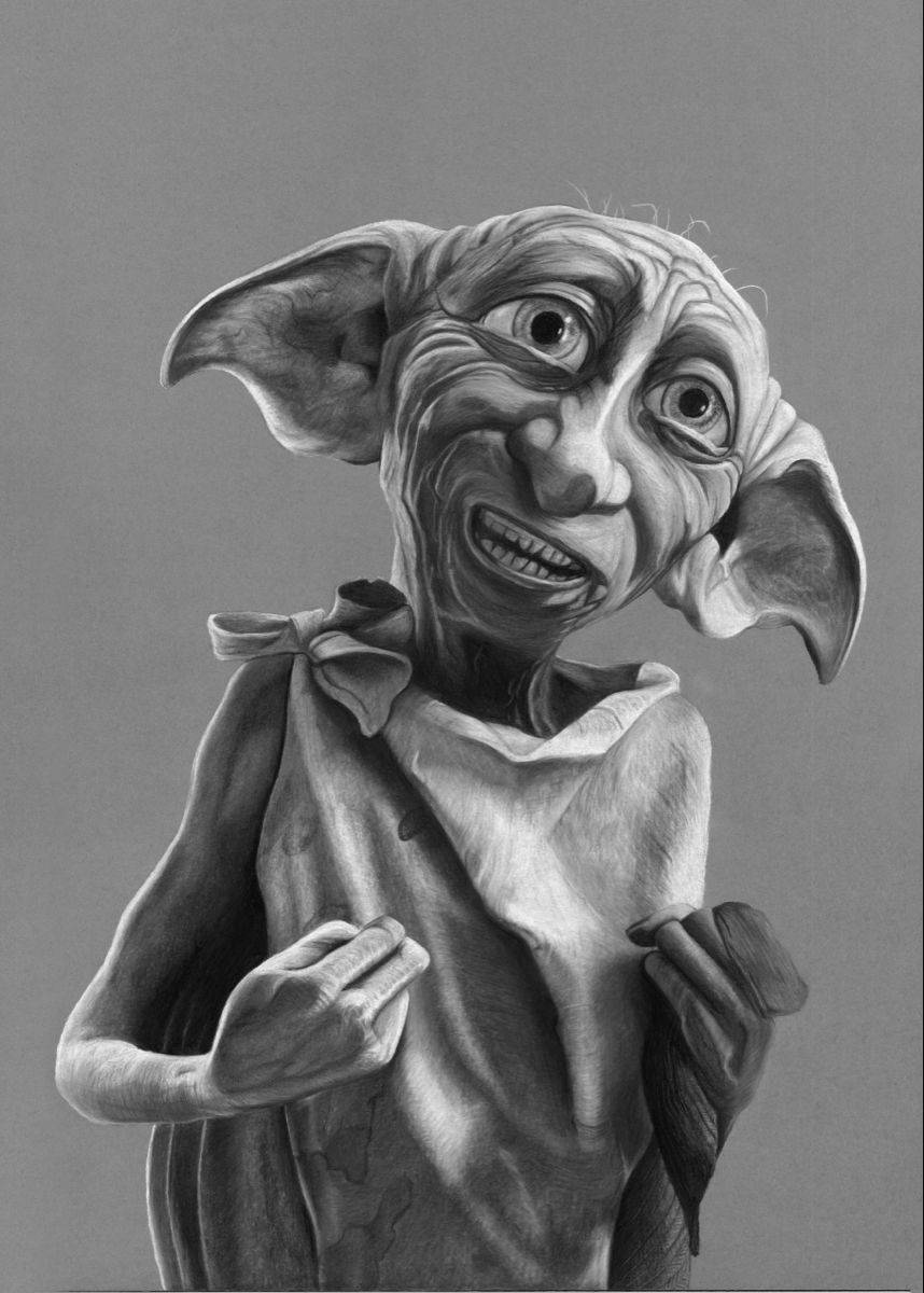 Dobby, goblin-like creature, large ears, SD Phone Wallpaper