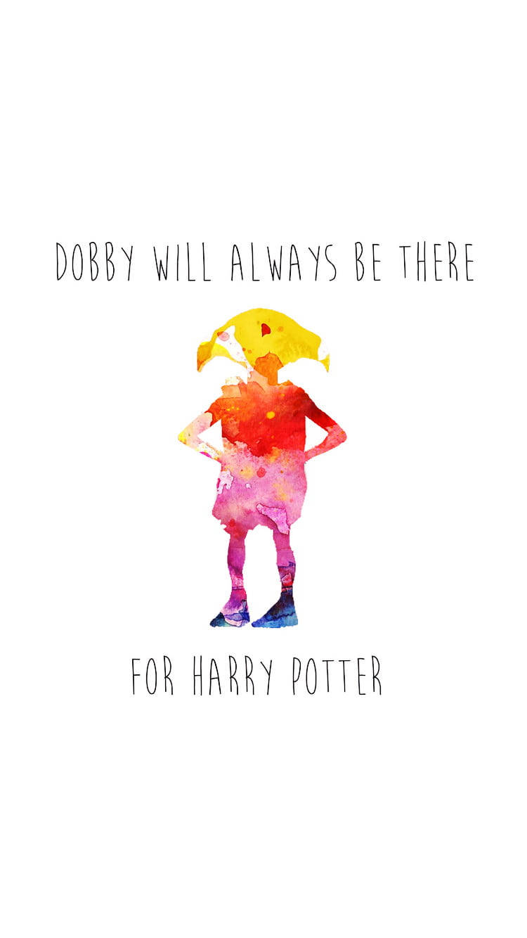 Dobby, house-elf, watercolor-style, HD Phone Wallpaper