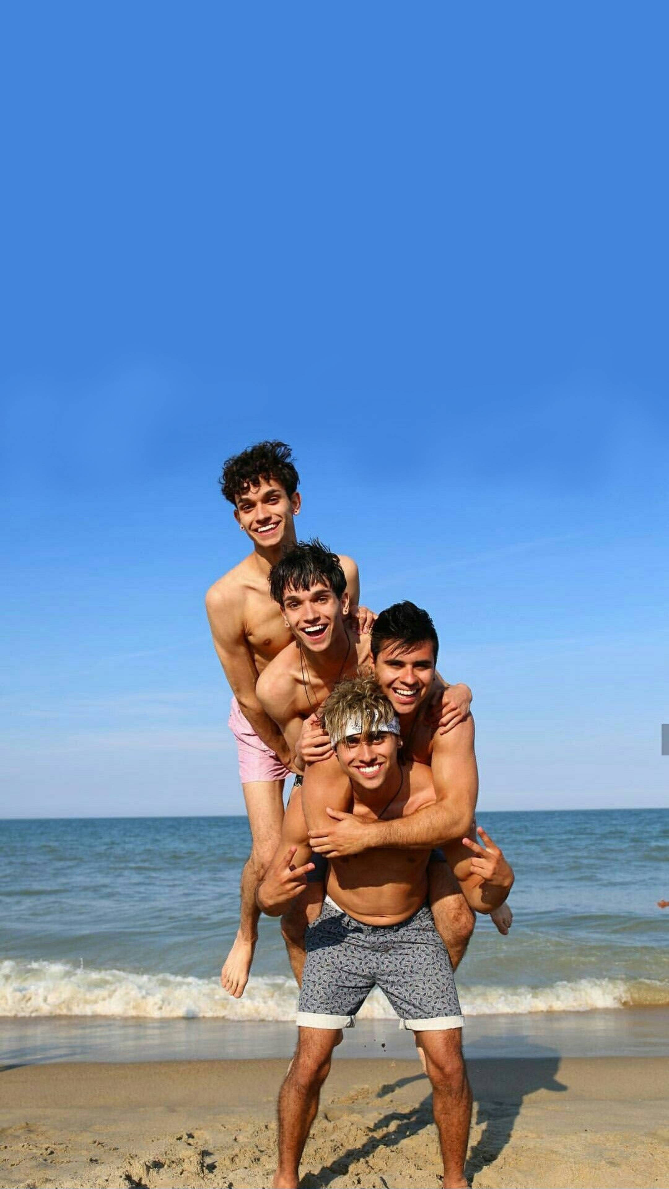 Dobre Brothers, beach, ocean waves, 4K Phone Wallpaper