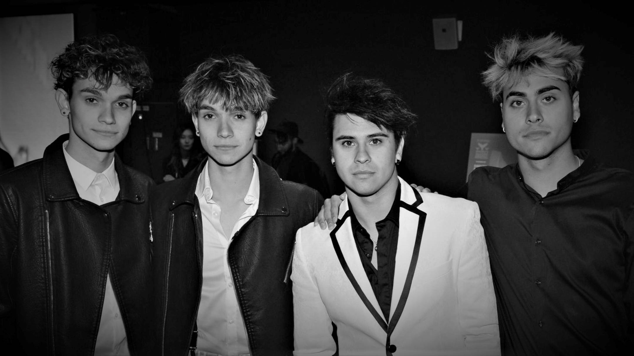 Dobre Brothers, greyscale, black and white outfits, Full HD Desktop Wallpaper
