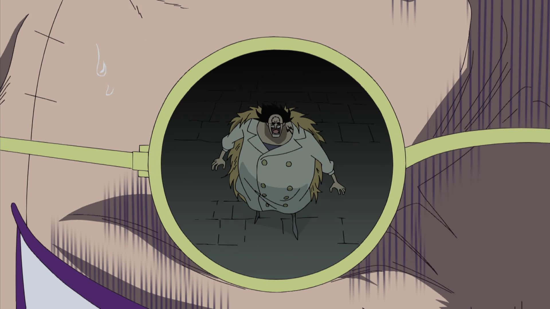 Doctor Hogback, green monocle, grotesque furry creature, Full HD Desktop Wallpaper