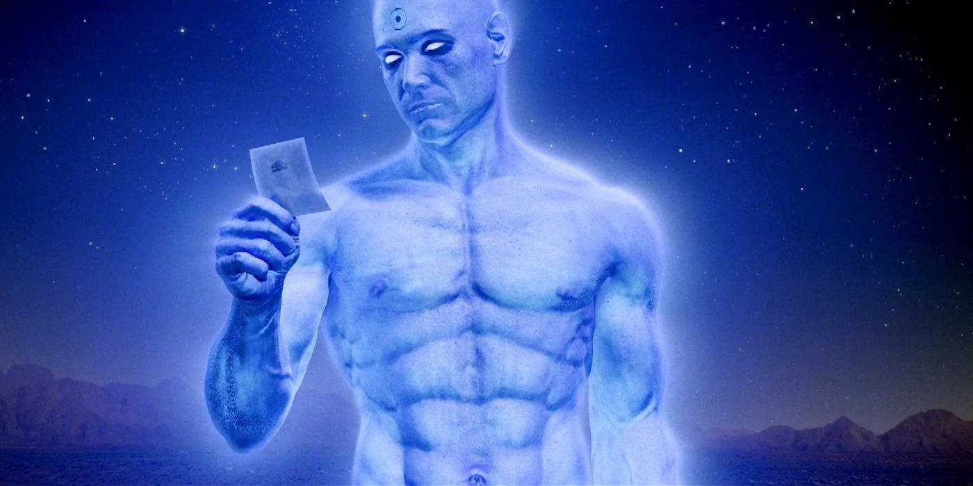 Doctor Manhattan, glowing blue, glowing eyes, HD Desktop Wallpaper