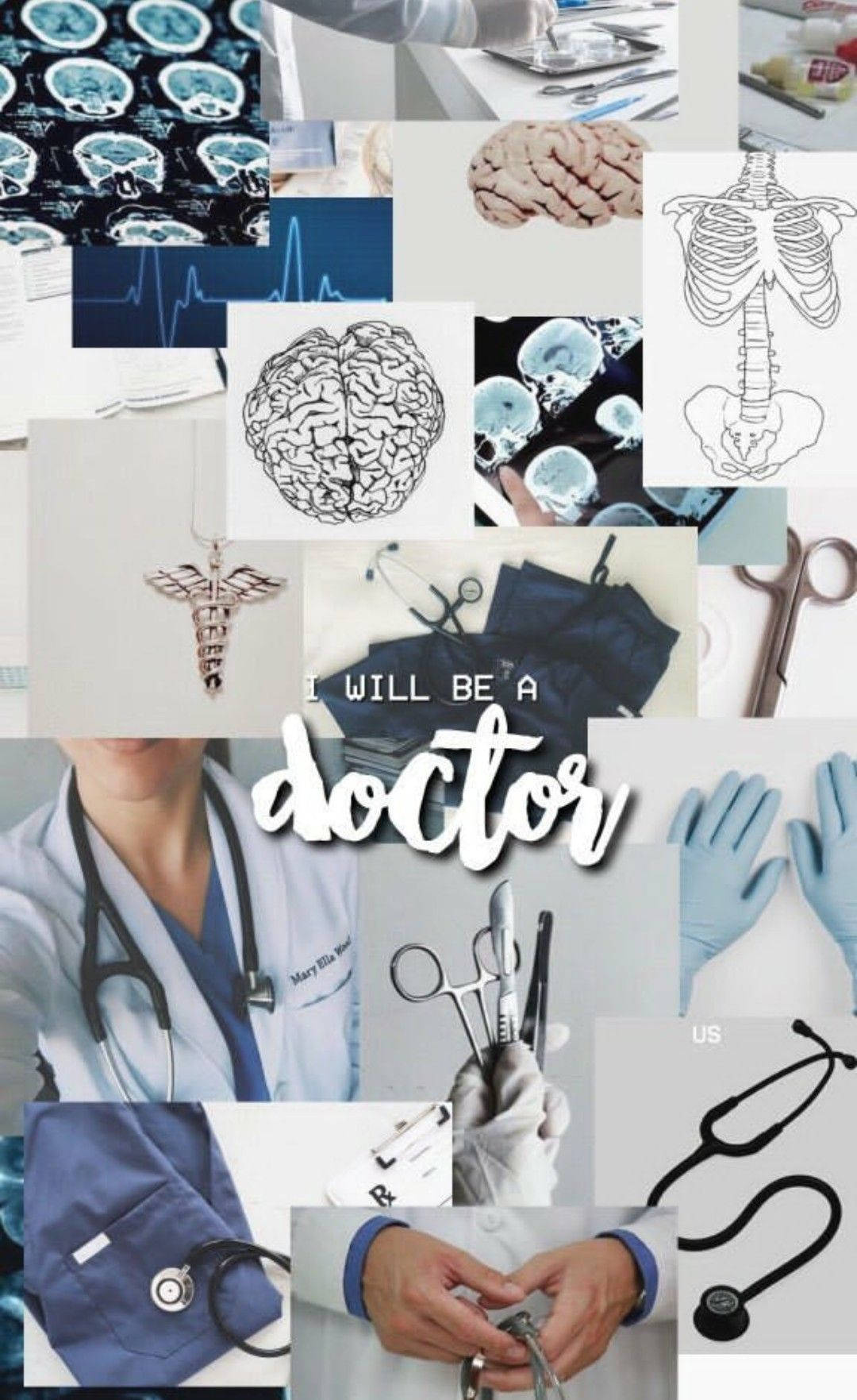 blue aesthetic, Doctor Motivation, brain scans, HD Phone Wallpaper